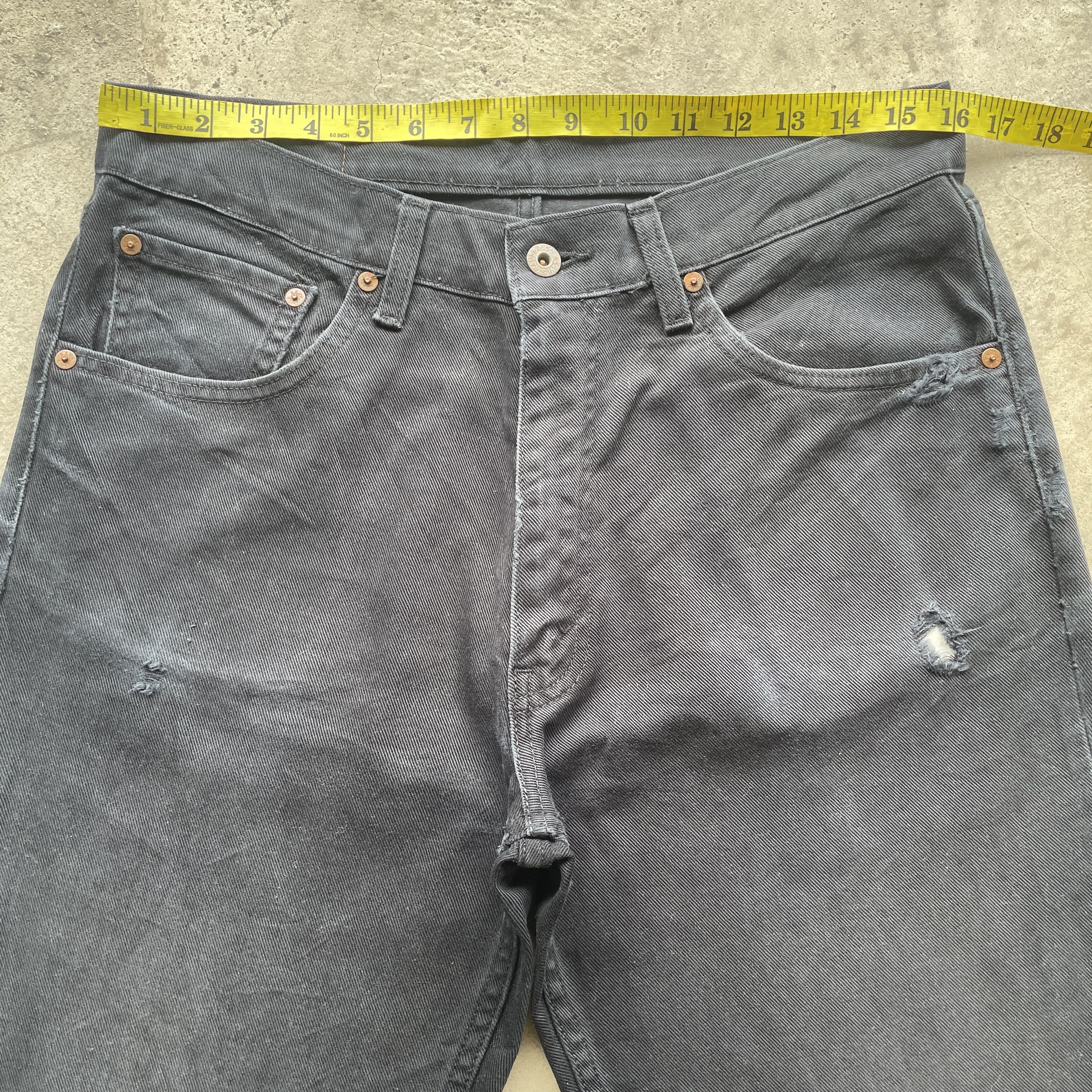 Levi's × Vintage VINTAGE LEVI’S 502 FADED DENIM DISTRESSED BLACK JEANS PANTS Size US 32 / EU 48 - 6 Thumbnail
