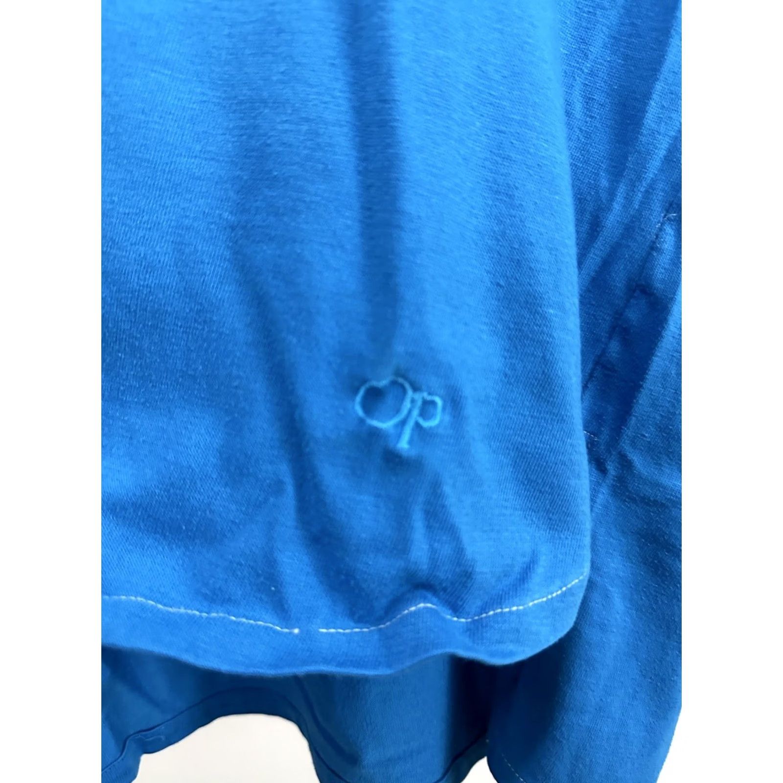 Ocean Pacific VINTAGE OP Polo Shirt Blue Size L 80s Surf Beach Sleeve Graphic Mens Size US L / EU 52-54 / 3 - 4 Thumbnail