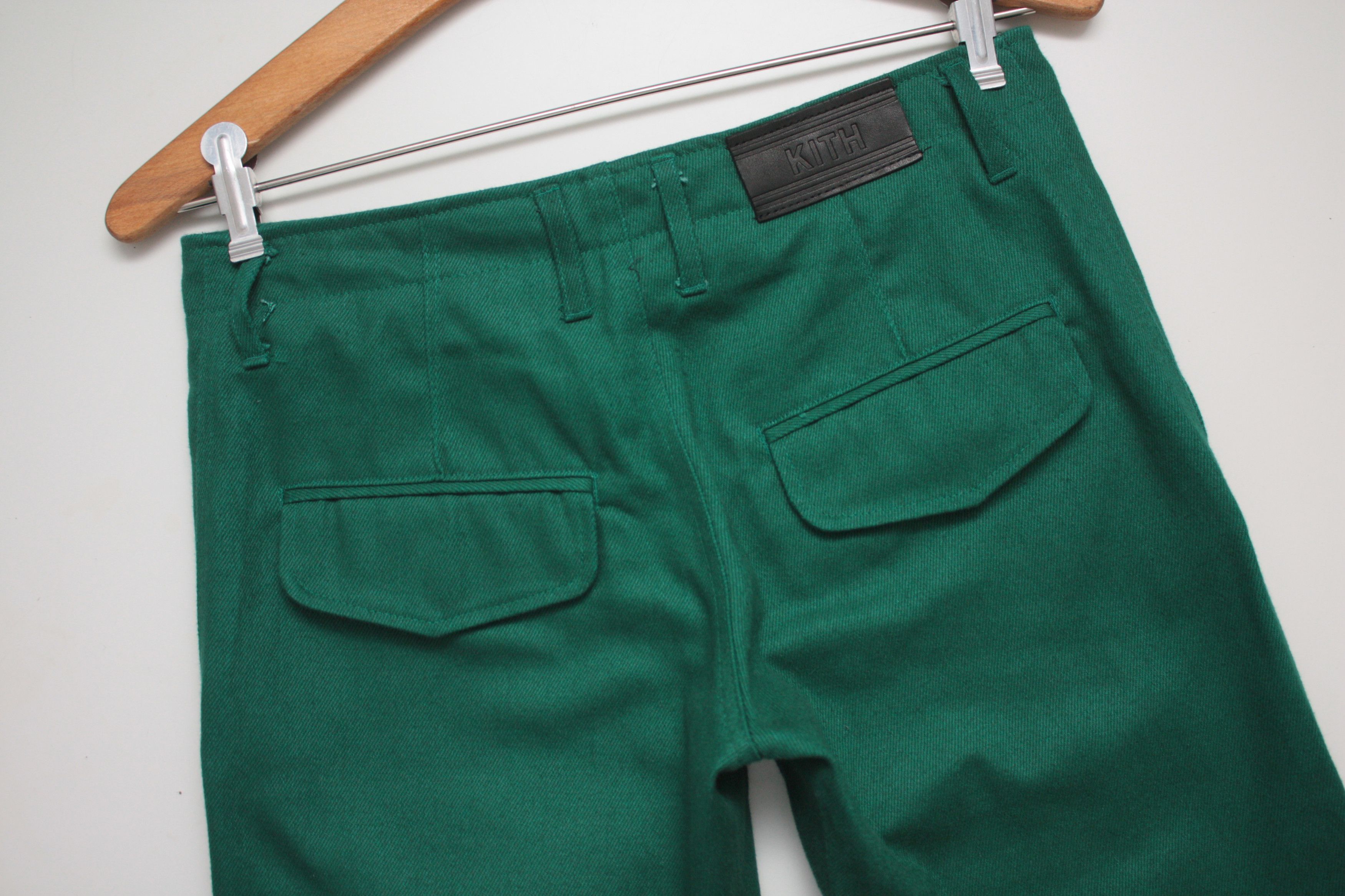 image of Kith Mercer Pants Green, Men's (Size 28)