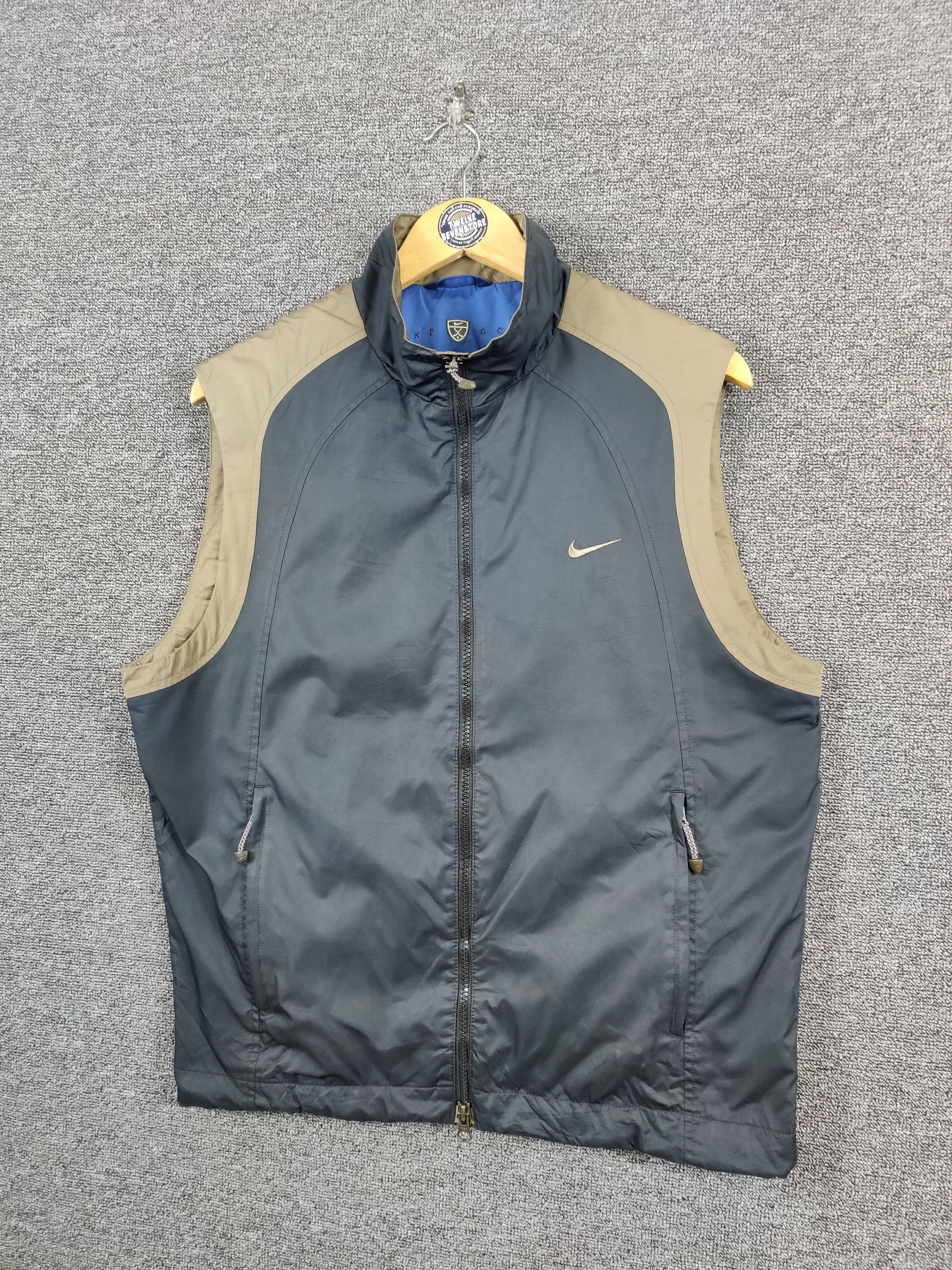 Nike Vintage Nike Golf Vest Zipper Size US L / EU 52-54 / 3 - 2 Thumbnail