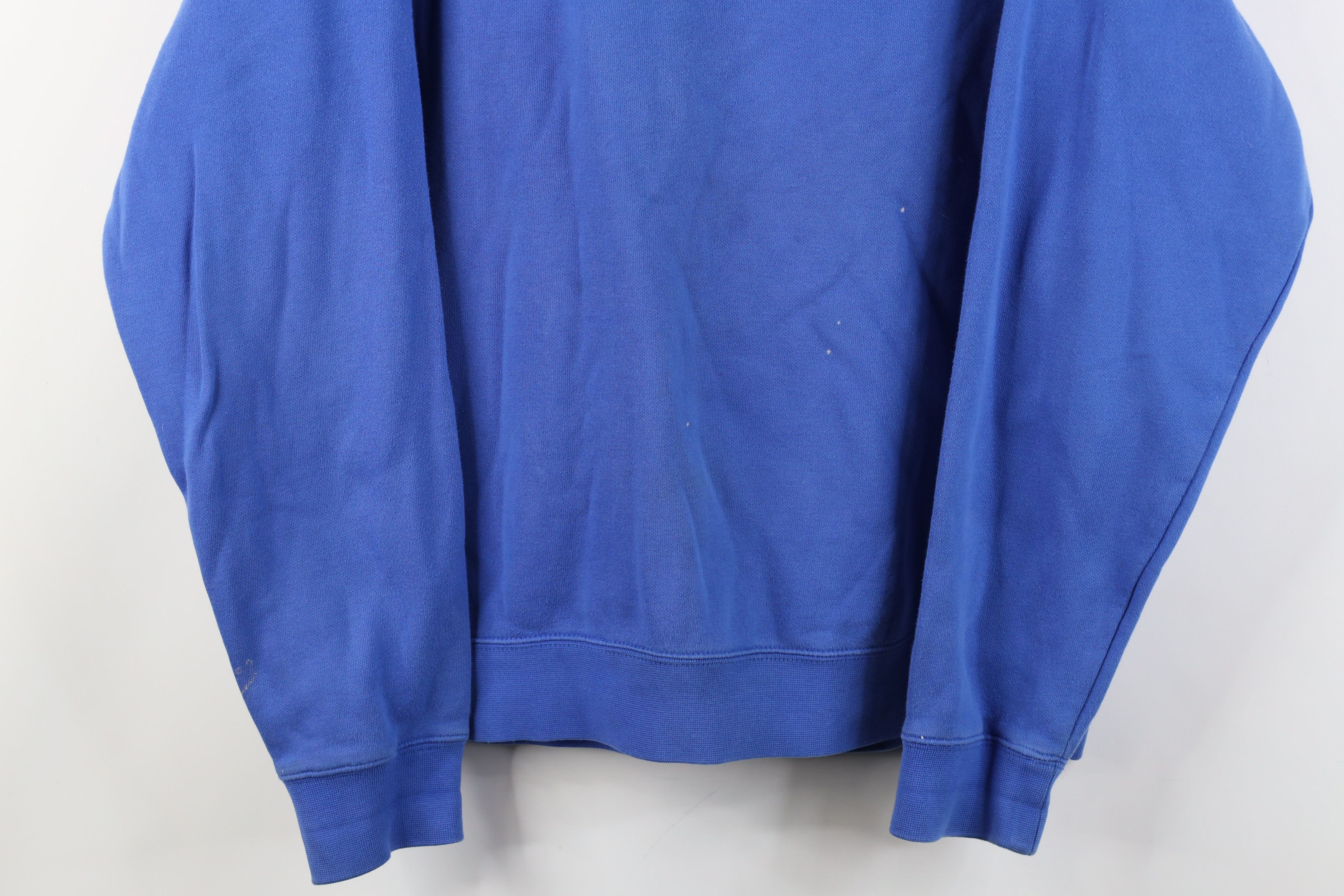 Nike Vintage Nike Travis Scott Mini Swoosh Sweatshirt Royal Blue Size US M / EU 48-50 / 2 - 3 Thumbnail