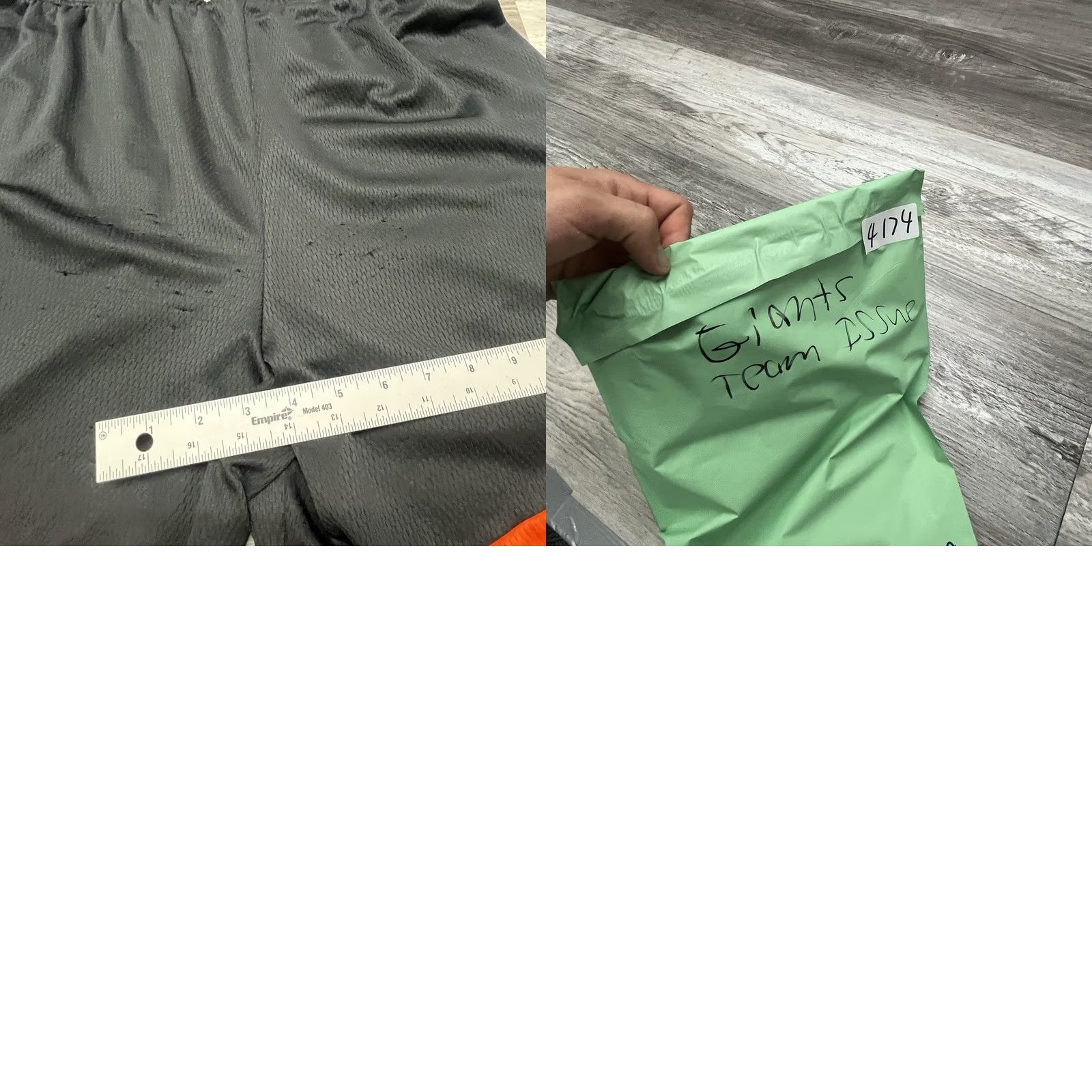 Nike VINTAGE Nike San Francisco Giants Athletic Shorts Mens L Black Team Issued MLB Size US 33 - 9 Thumbnail