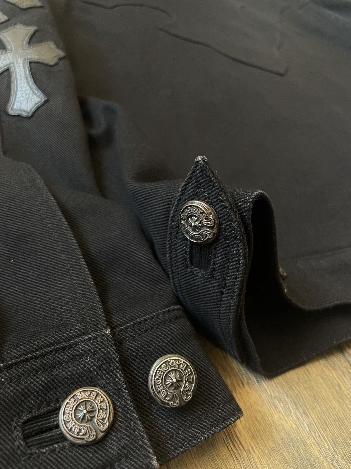 Chrome Hearts Chrome Hearts Cross Patched Western Denim Jacket Size US XL / EU 56 / 4 - 11 Thumbnail