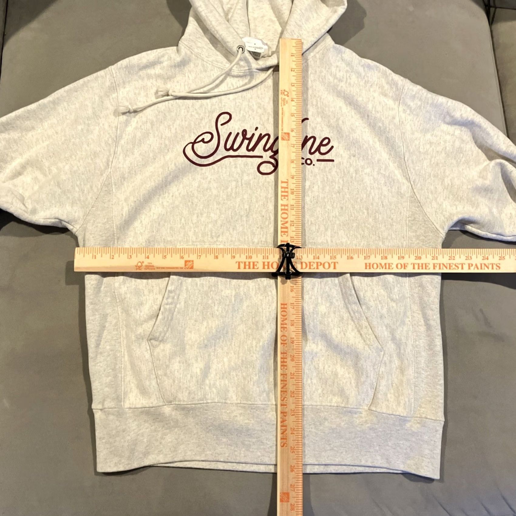 Champion VINTAGE Champion Reverse Weave Hoodie Medium M Gray Mens Pullover Reversible Stapler Swingline VB Co. Size US M / EU 48-50 / 2 - 5 Thumbnail