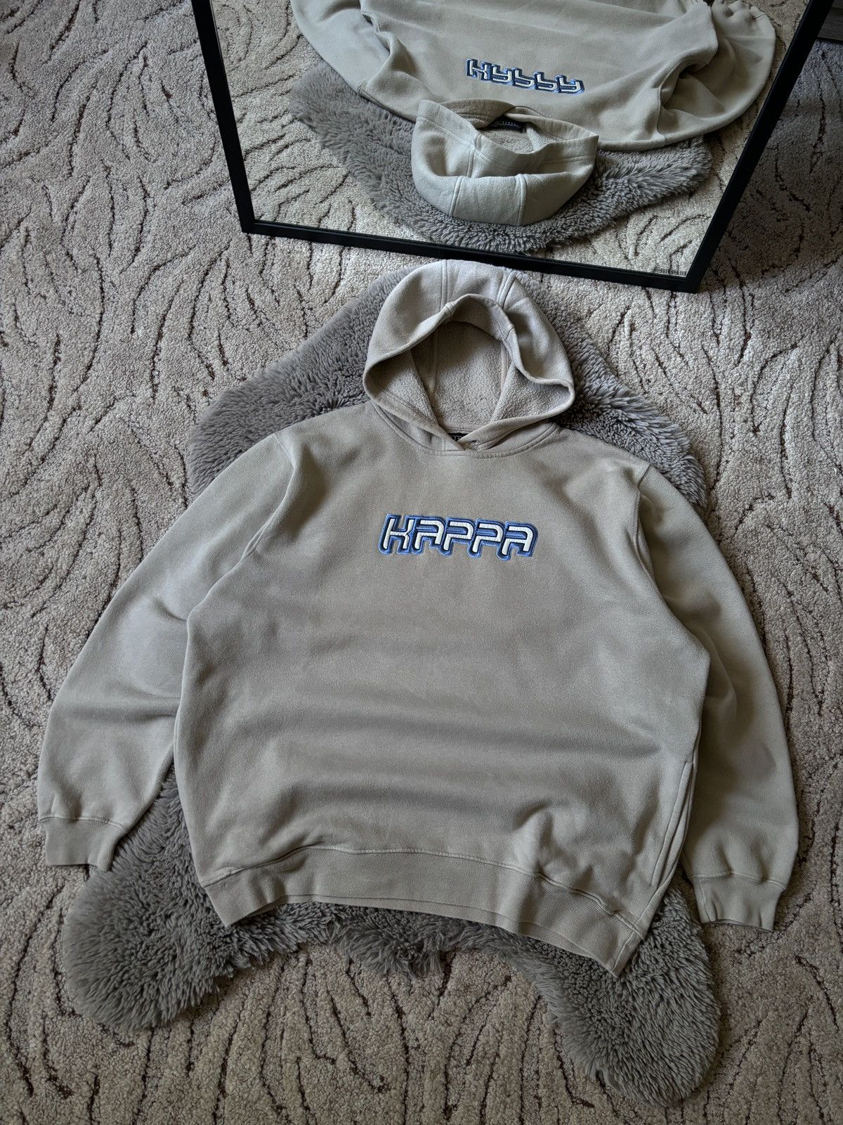 Kappa × Vintage Kappa Vintage boxy hoodie spell out crewneck sweatshirt Size US XL / EU 56 / 4 - 1 Thumbnail