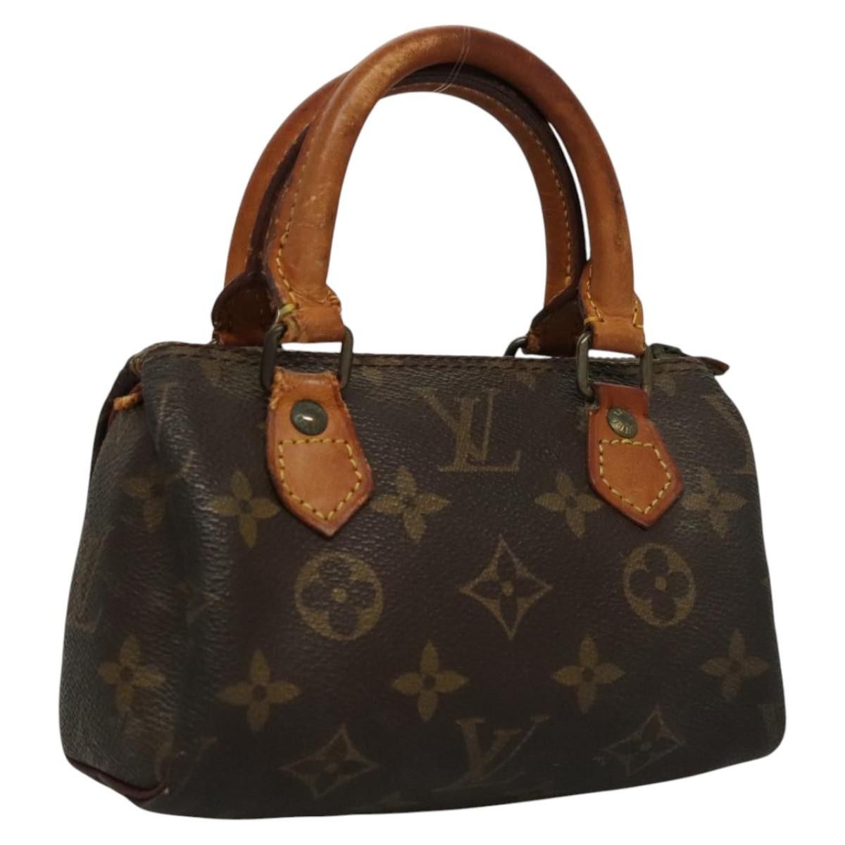 Louis Vuitton Monogram Mini Speedy Hand Bag M41534 Lv Auth 117036, Women's