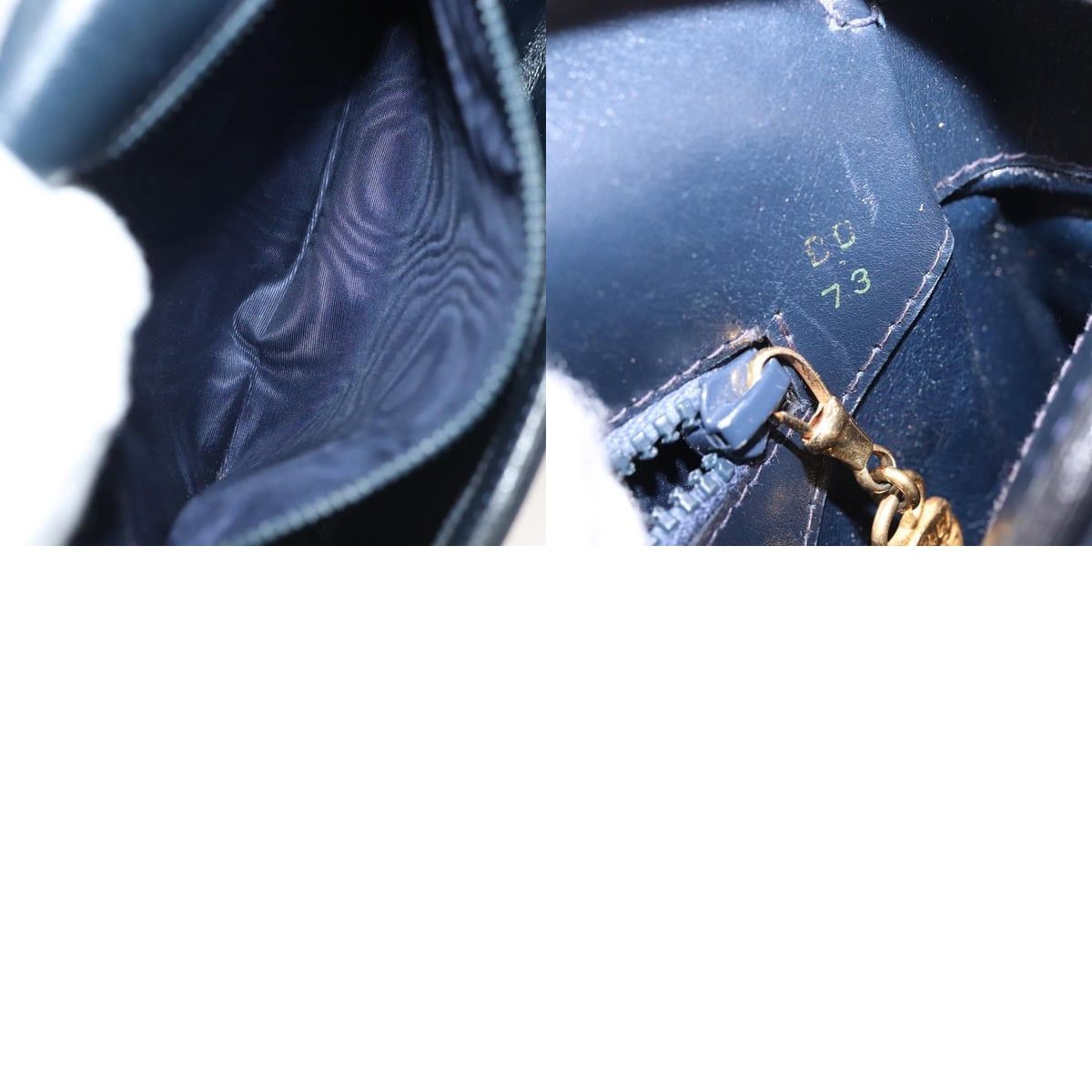 Gucci GUCCI Shoulder Bag Suede Navy Gold Size ONE SIZE - 13 Thumbnail