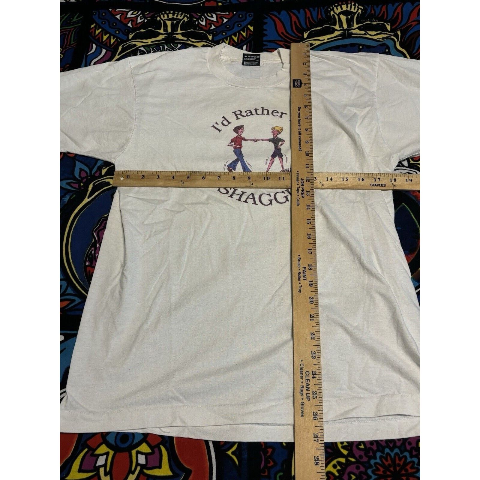 Other vintage Id rather be shaggin T-shirt 80s rare white size L Size US L / EU 52-54 / 3 - 6 Thumbnail