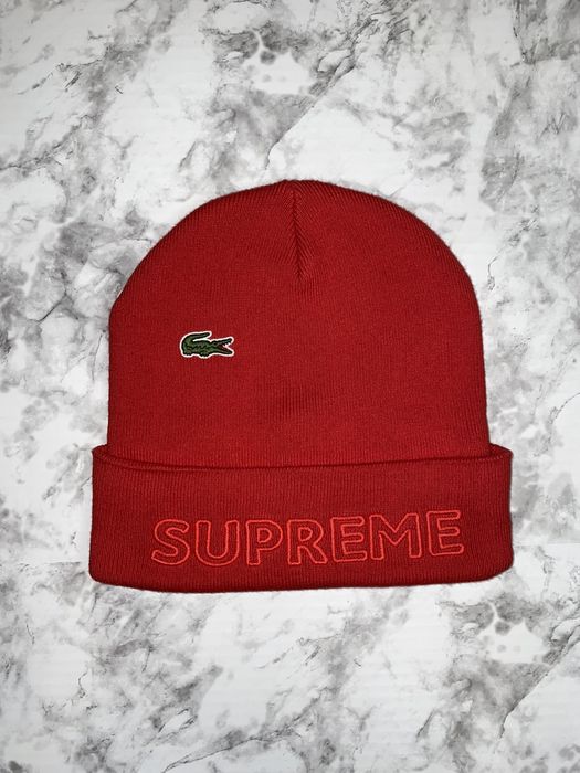 Lacoste best sale supreme beanie