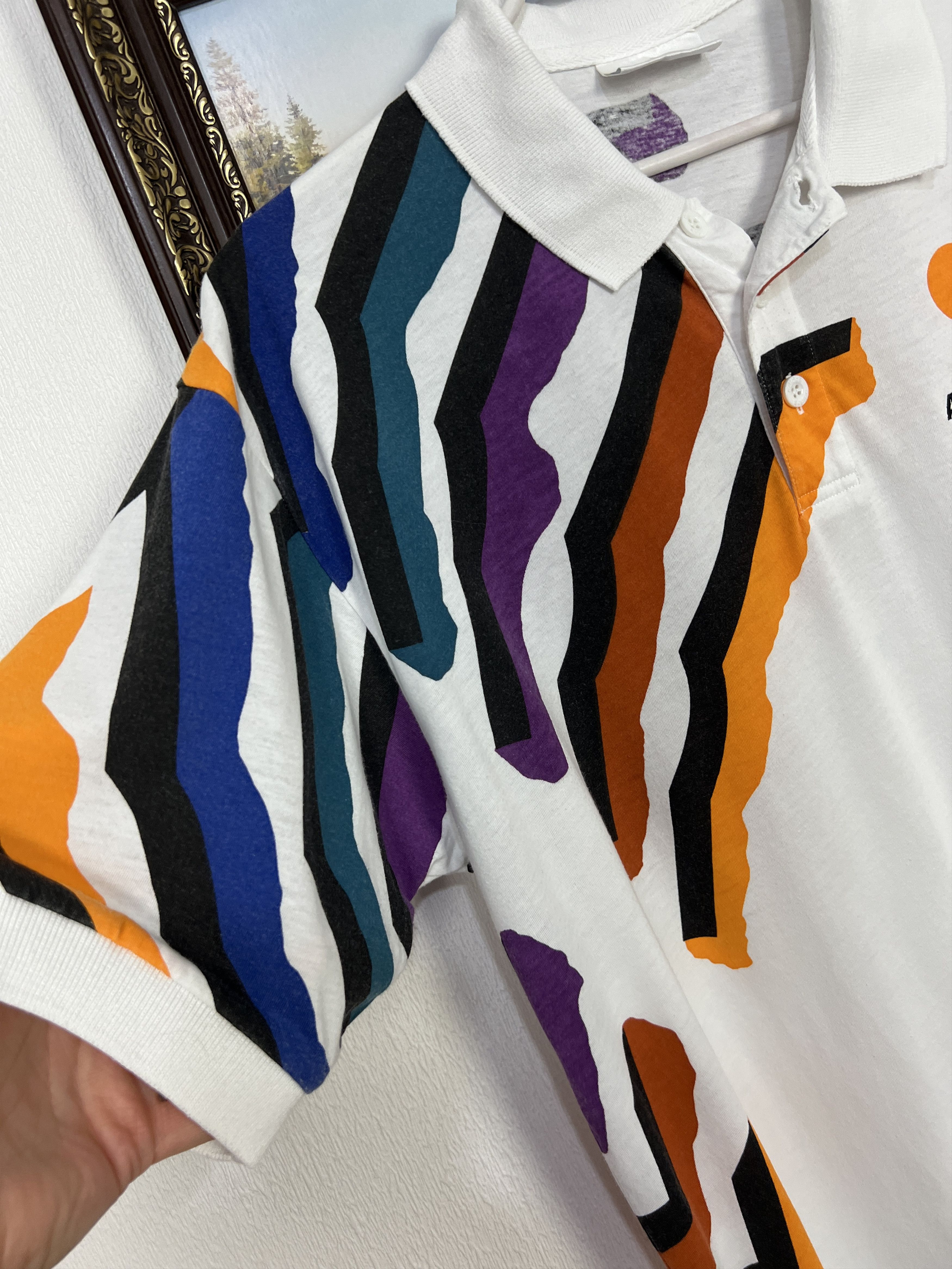 Vintage Vintage 90's Adidas ATP Tour Tennis Polo Shirt White Mens Size US M / EU 48-50 / 2 - 6 Thumbnail