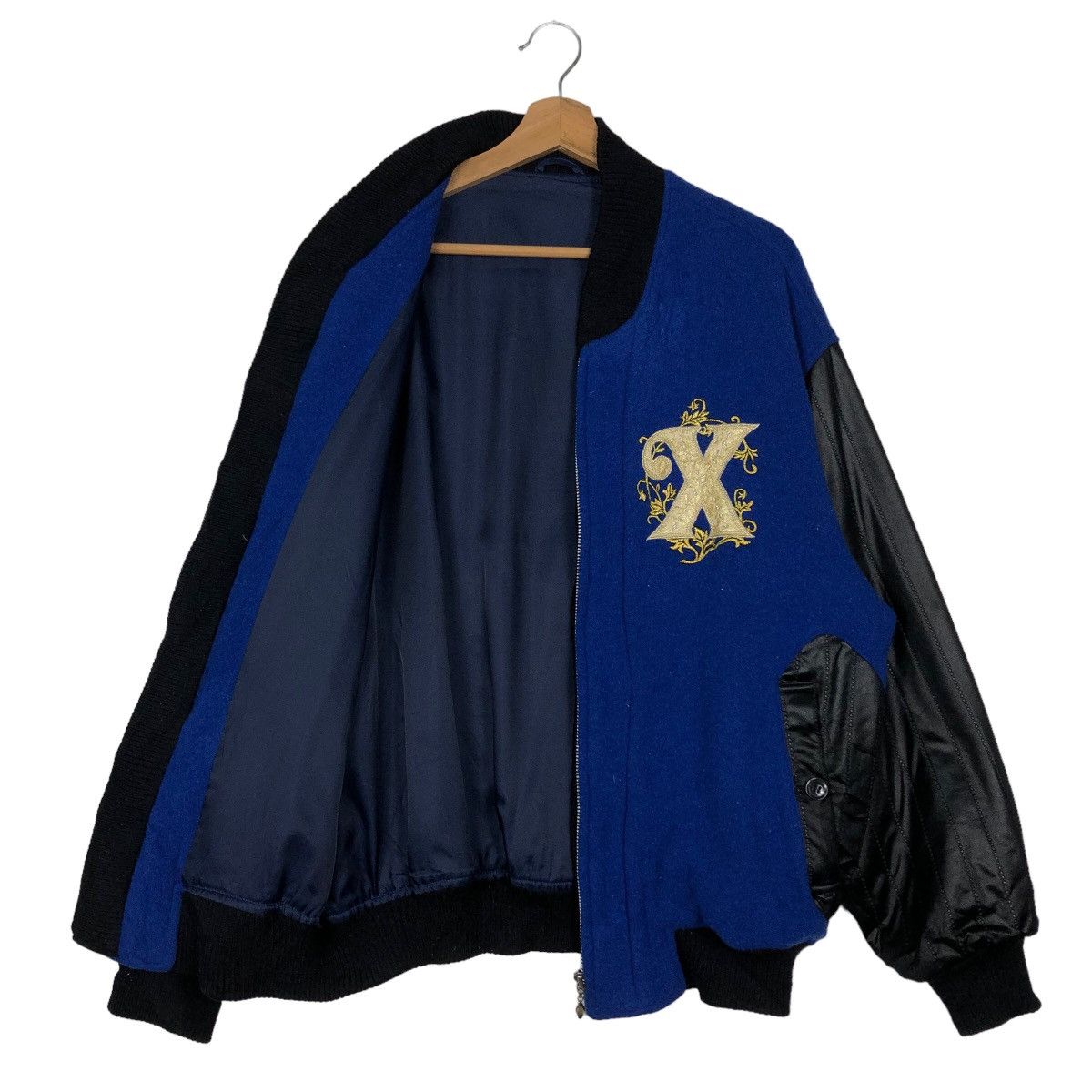 Hysteric Glamour 🔥Rare Vintage Varsity Bomber Jacket Xenos Big LogoSpell Out Size US L / EU 52-54 / 3 - 8 Thumbnail