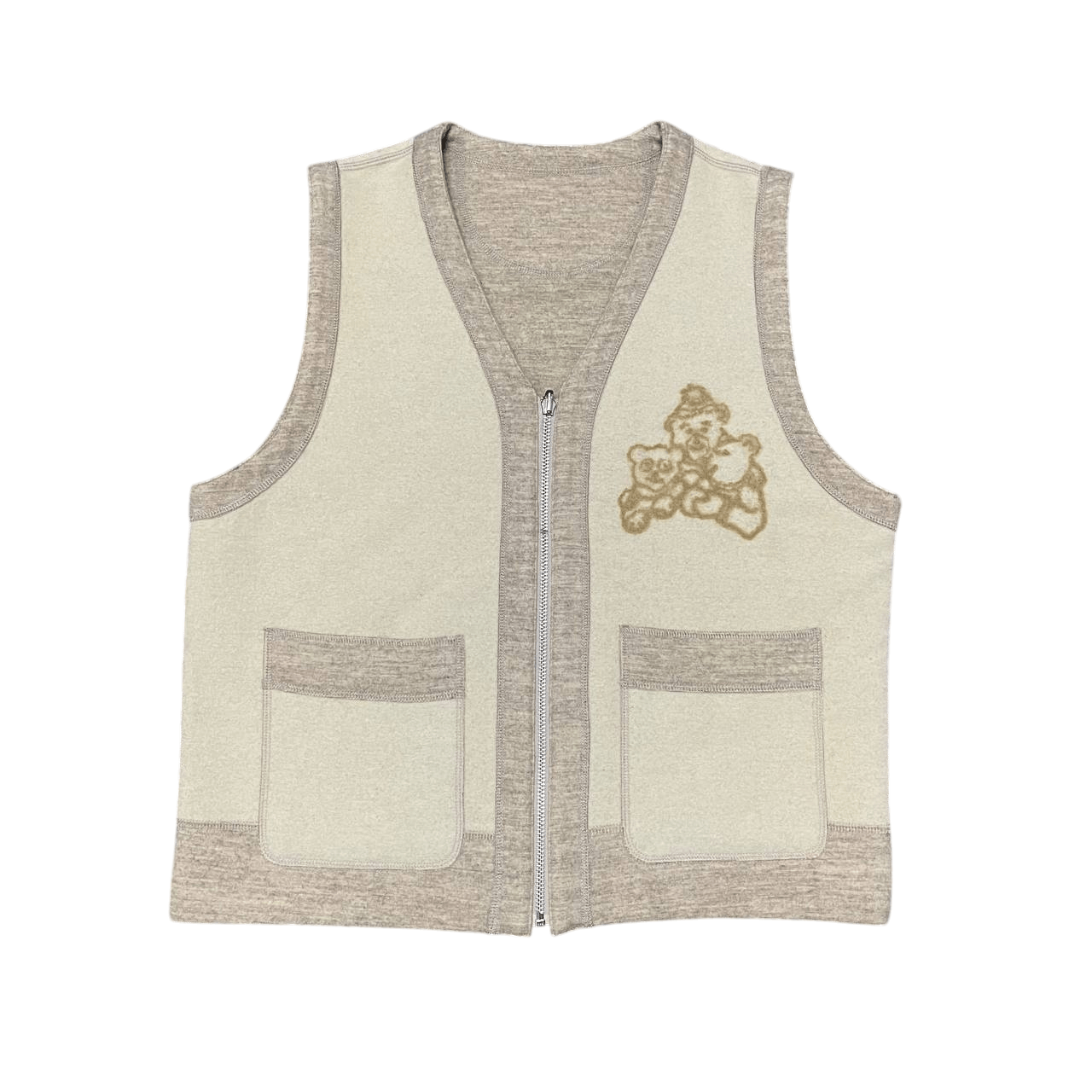 Jean Charles De Castelbajac Vintage Jean Charles De Castelbajac Bear Wool Vest Size US L / EU 52-54 / 3 - 1 Thumbnail