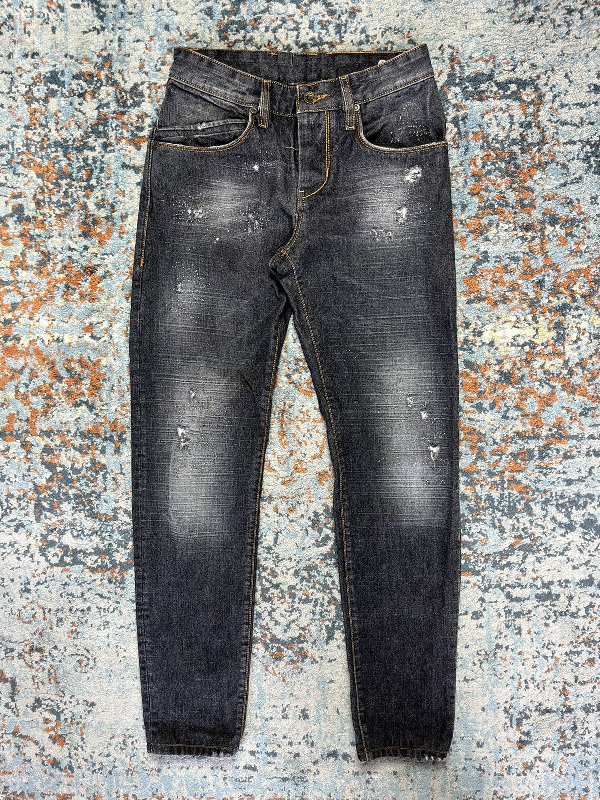 Takeshy Kurosawa × Vintage Vintage y2k Takeshi Kurosawa skinny distressed biker denim Size US 32 / EU 48 - 1 Thumbnail