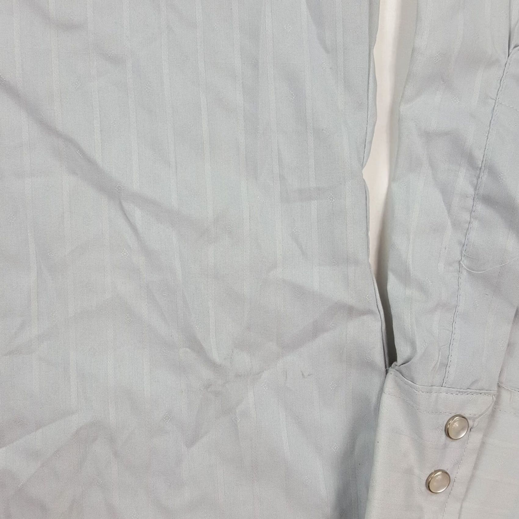 Vintage VINTAGE Ely Cattleman Button-Up Shirt Western Pearl Snap Large L Blue Cotton Striped Shirt Mens Size US L / EU 52-54 / 3 - 6 Thumbnail