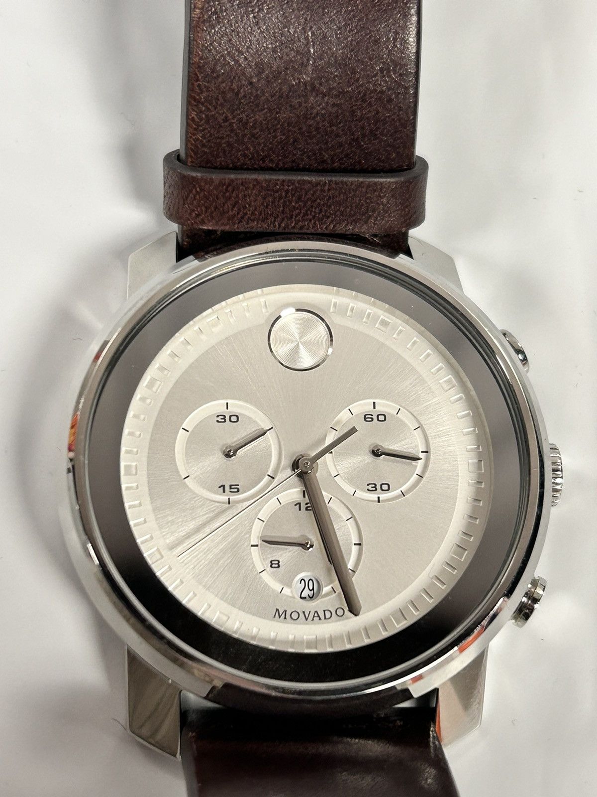 Movado Movado Bold Mens 44mm Chronograph Watch 3600465 Size 44 - 13 Thumbnail