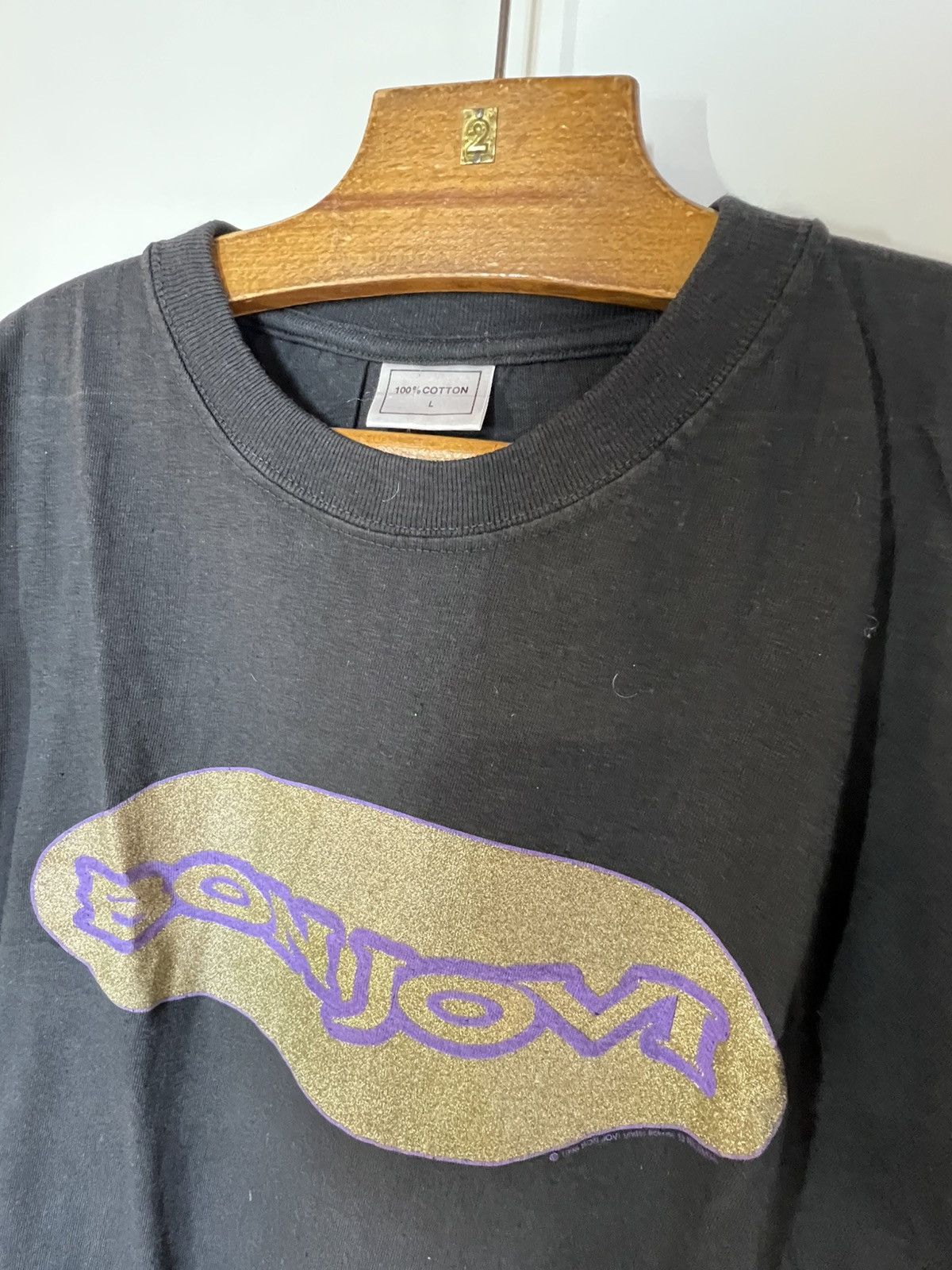 Band Tees Vintage Bon Jovi shirt 90s Size US XL / EU 56 / 4 - 2 Thumbnail