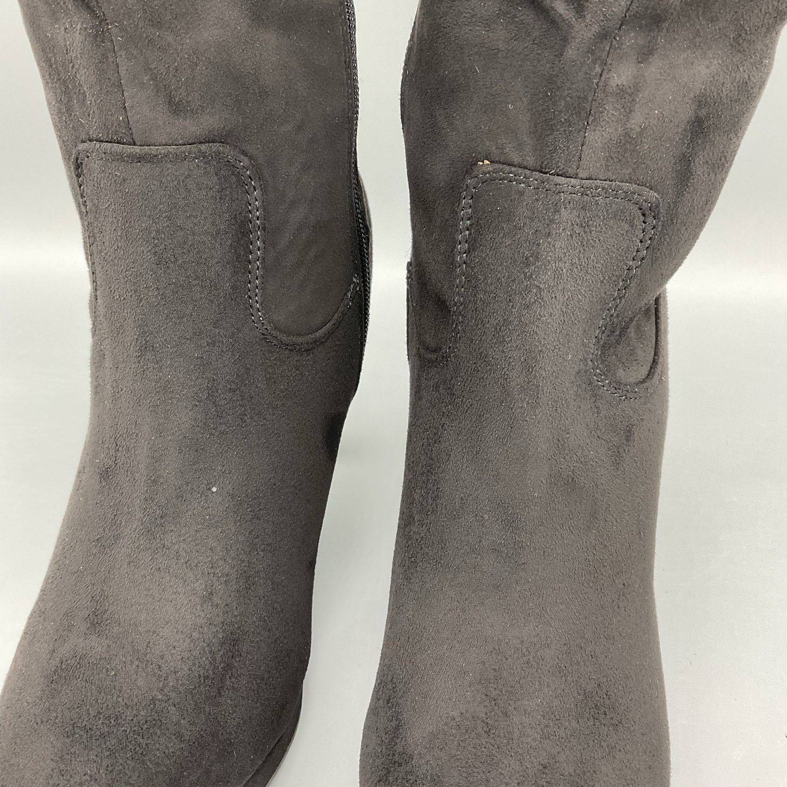 Other NEW Katliu Women's Knee High Heeled Boots Black Size 8.5 Size US 8.5 / IT 38.5 - 7 Thumbnail
