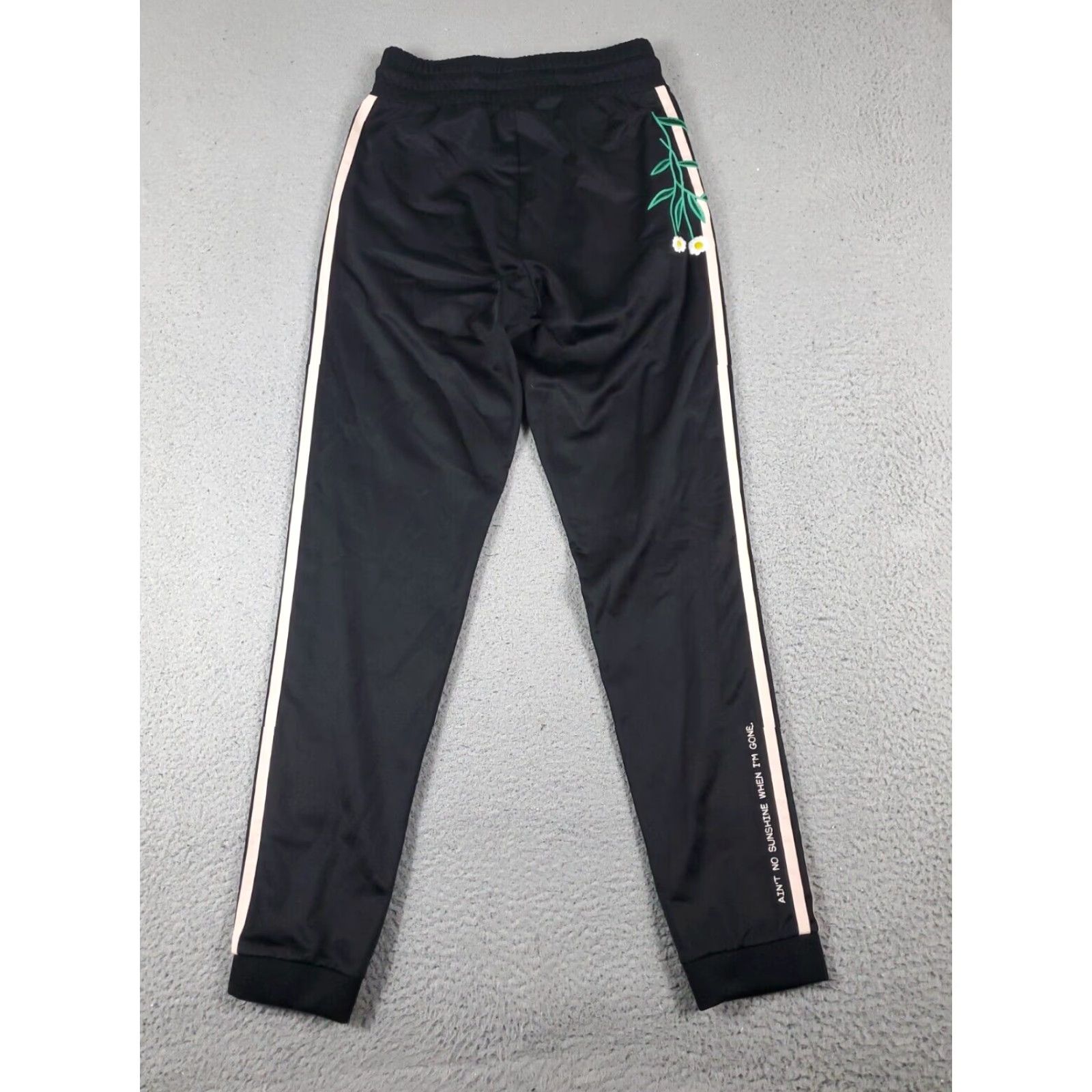 Adidas ADIDAS Womens XS Black Track Joggers Sweatpants Activewear Athleisure Size 26" / US 2 / IT 38 - 5 Thumbnail