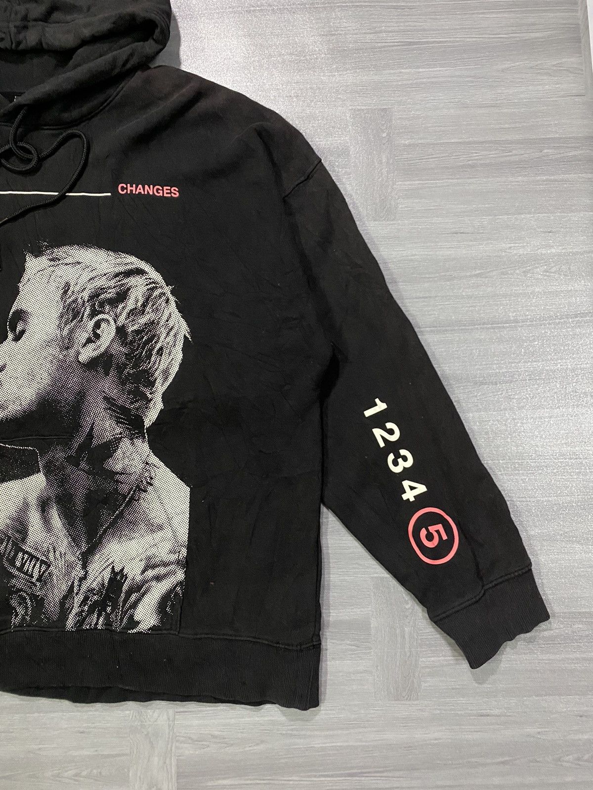 Justin Bieber H&M Justin Bieber Black Hoodie Size US XL / EU 56 / 4 - 4 Thumbnail