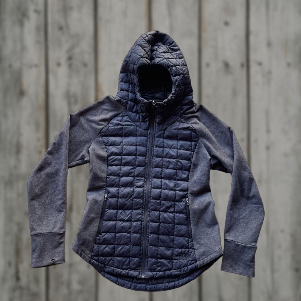 The North Face The North Face Womens Jacket Medium Black Thermoball Puffer Zip Up Outdoor Hike Size M / US 6-8 / IT 42-44 - 1 Thumbnail
