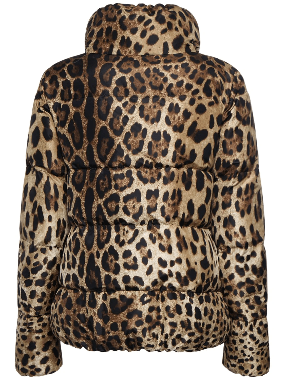 Dolce & Gabbana DOLCE&GABBANA Multicolor Leopard Print Down Jacket New Size ONE SIZE - 2 Thumbnail