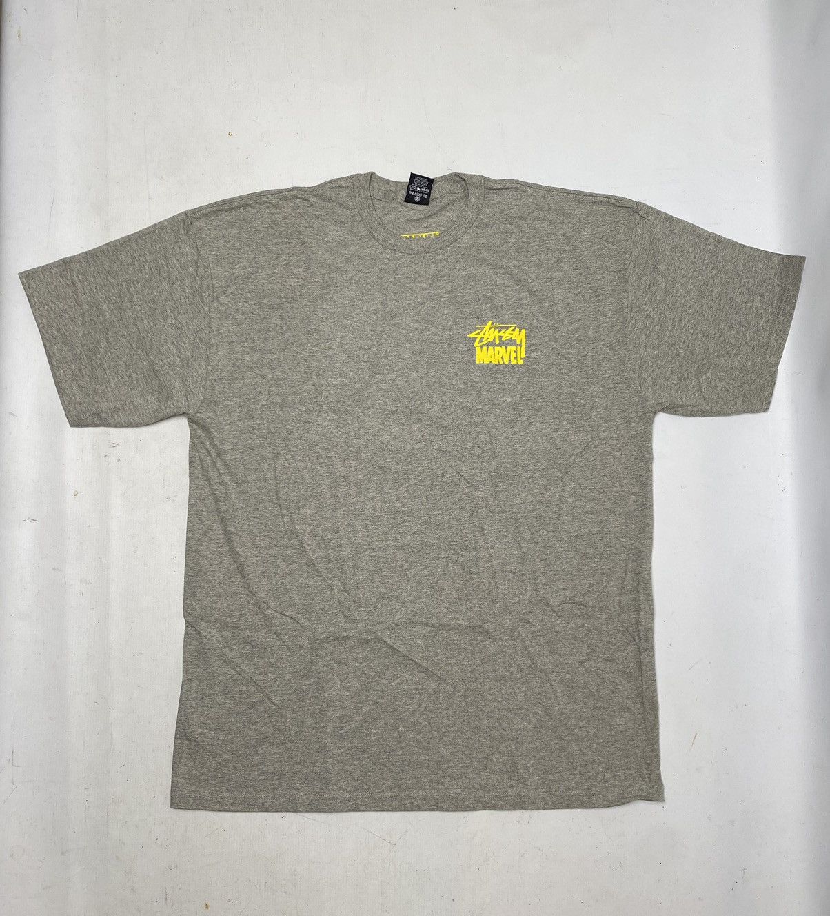 Stussy Stüssy x Marvel World Tour T-shirt, size XL, gray, new Size US XL / EU 56 / 4 - 2 Thumbnail