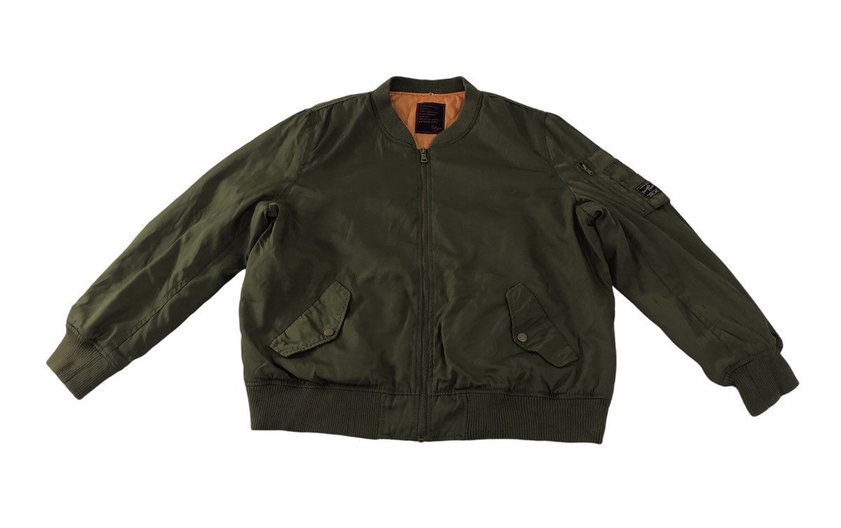 Japanese Brand Private Pause OG Flight Bomber Jacket Full Zip Double Pocket Size US XL / EU 56 / 4 - 1 Thumbnail