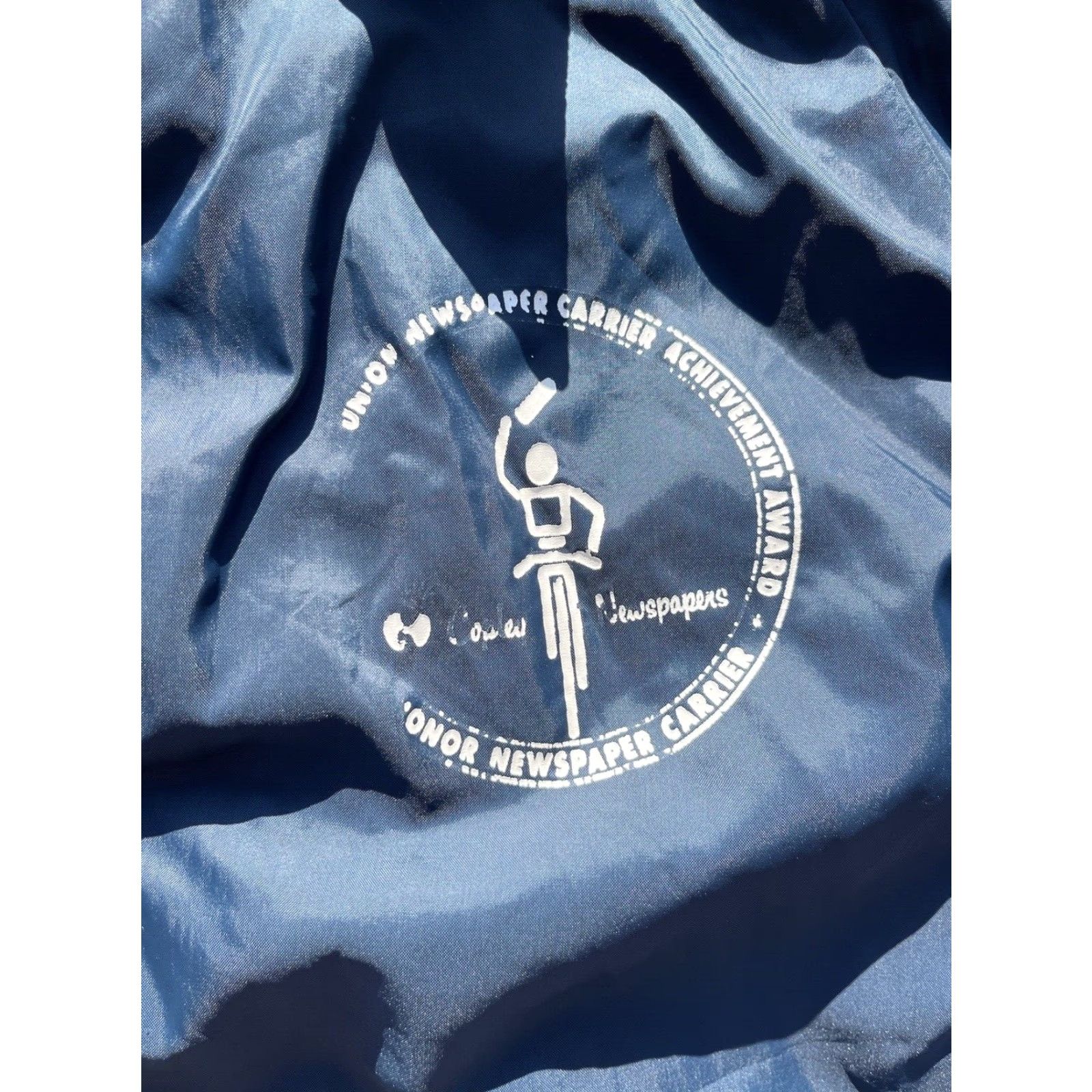 Vintage VINTAGE Unbranded Windbreaker Jacket Mens M Navy Blue 80s 90s Newspaper Route Nylon Breathable Light Packable Size: M Size US M / EU 48-50 / 2 - 2 Thumbnail