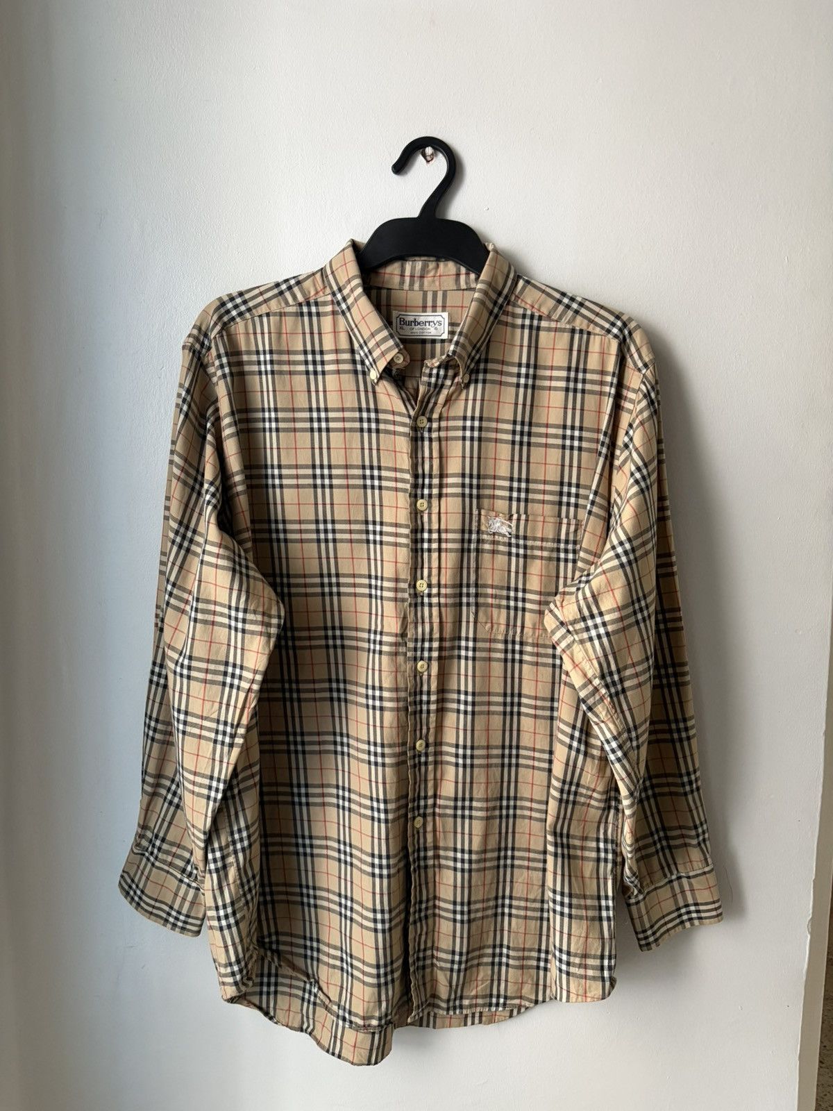 Burberry Vintage Burberry Nova Check Shirt Size US L / EU 52-54 / 3 - 1 Thumbnail