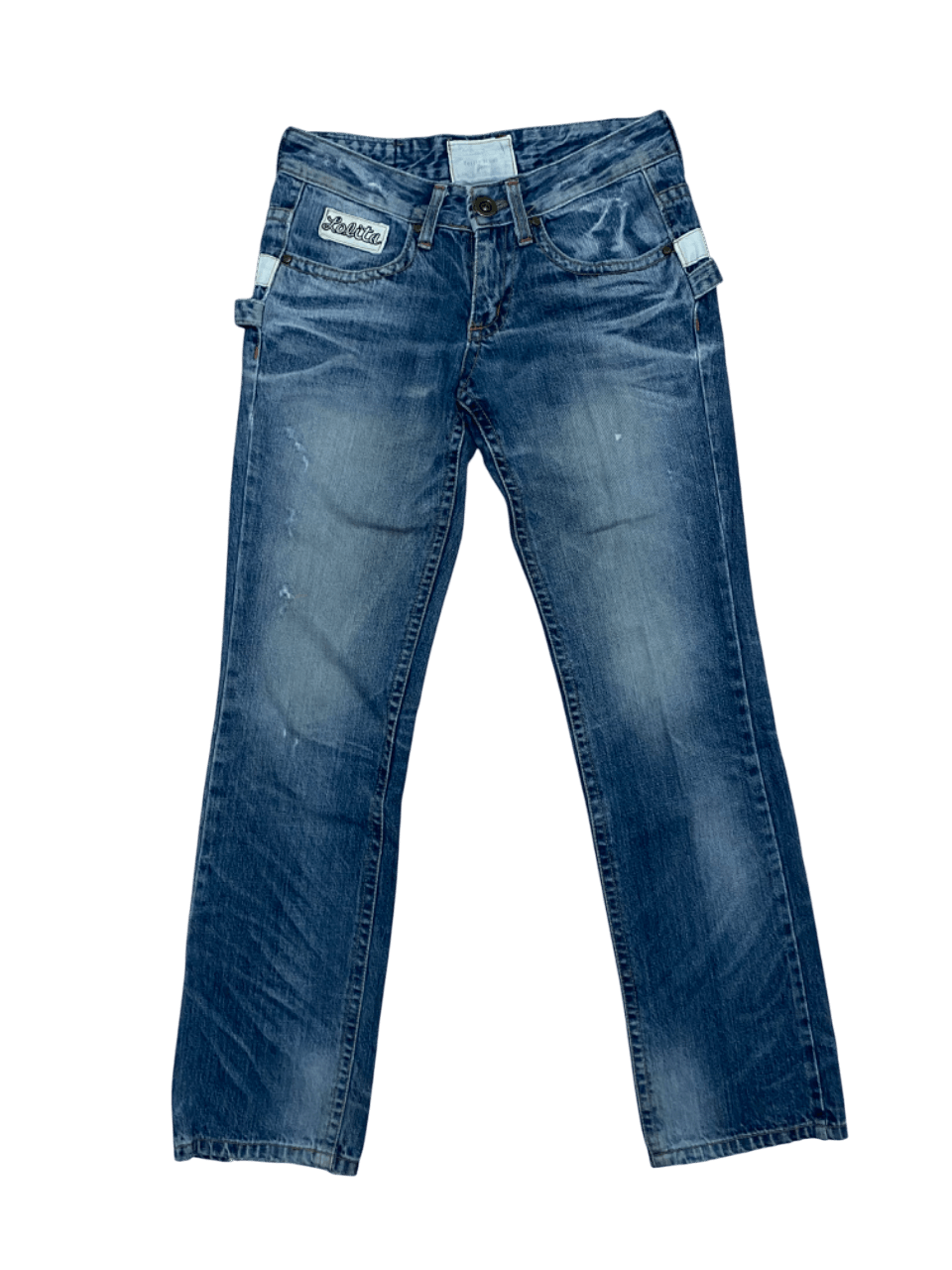 If Six Was Nine Lolita By Club Distressed Denim Size 30" / US 8 / IT 44 - 1 Thumbnail