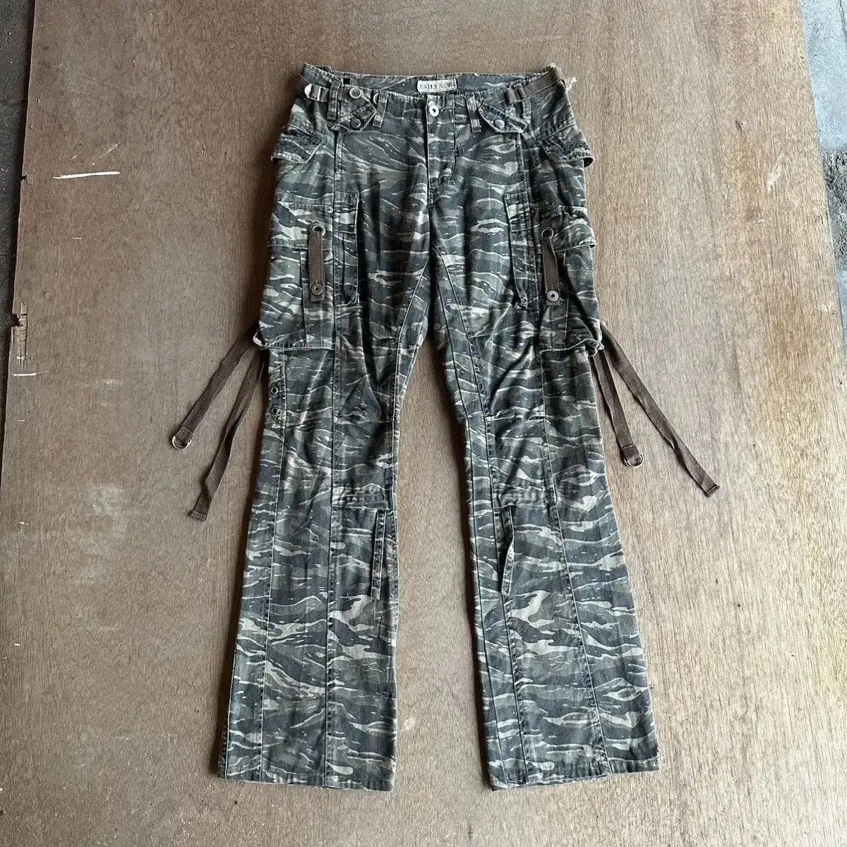 Vintage RARE‼️ W30 L31 FLARE/BOOTCUT Japanese Vtg Bondage Punk Cargo Size US 30 / EU 46 - 4 Thumbnail