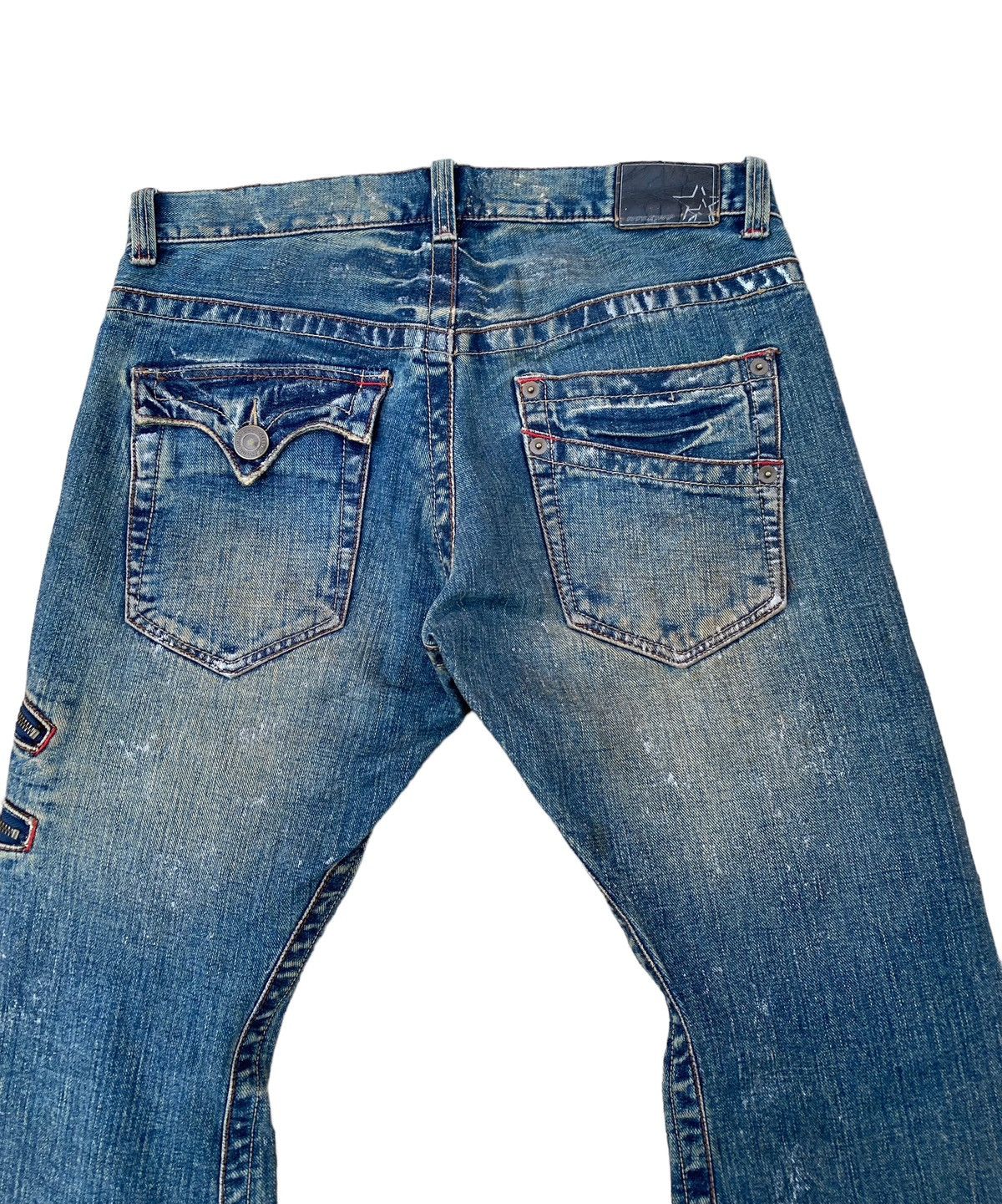 Vintage Vintage Rattle Trap Flare Jeans Size US 35 - 4 Thumbnail