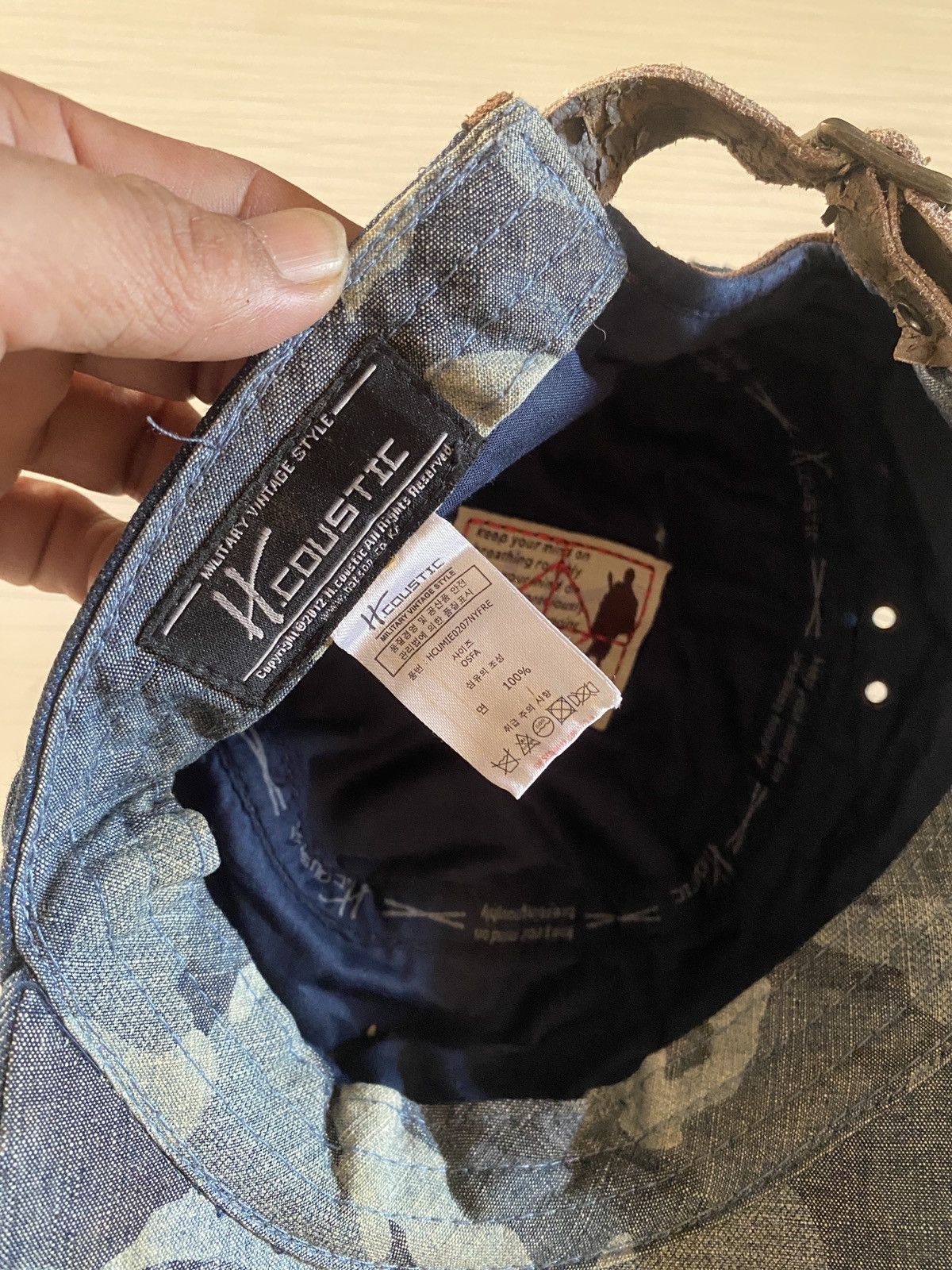 If Six Was Nine Distressed H coustic patrol cap Size ONE SIZE - 6 Thumbnail