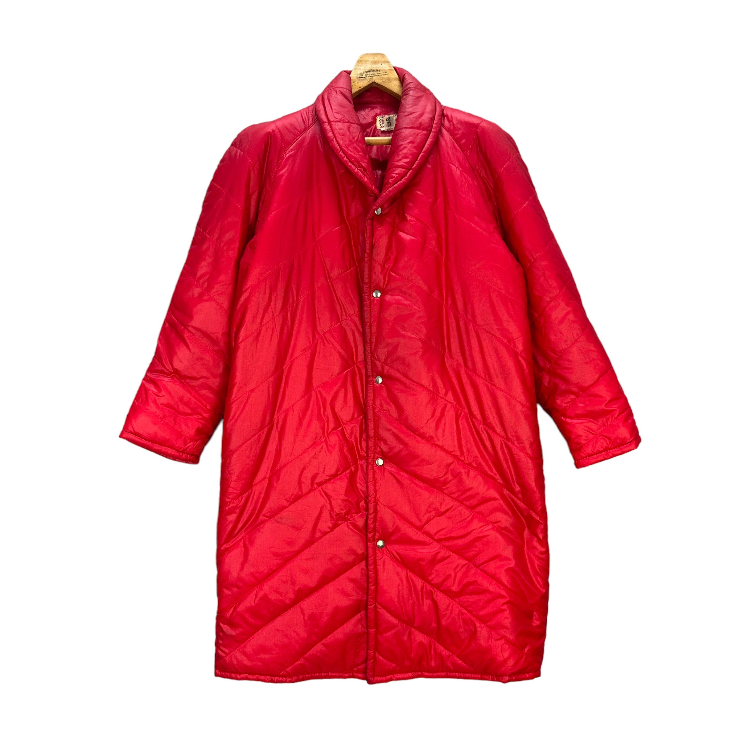 Fiorucci VINTAGE FIORUCCI RED PUFFER LONG COAT JACKET #8395-007 Size US M / EU 48-50 / 2 - 1 Thumbnail