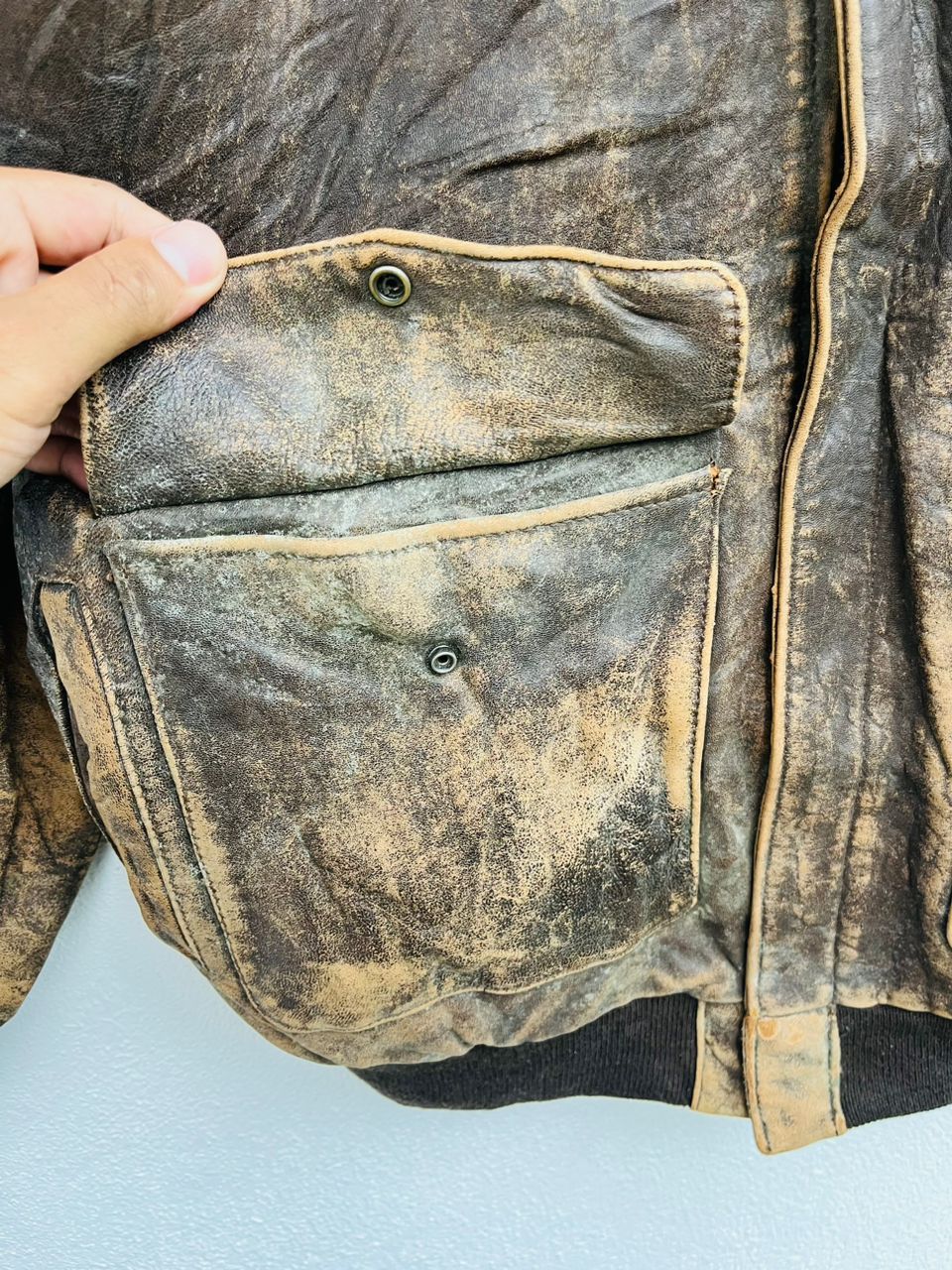 Japanese Brand × Vintage Vintage West Mac The Genuine Fashion Style Leather Jacket Size US L / EU 52-54 / 3 - 9 Thumbnail