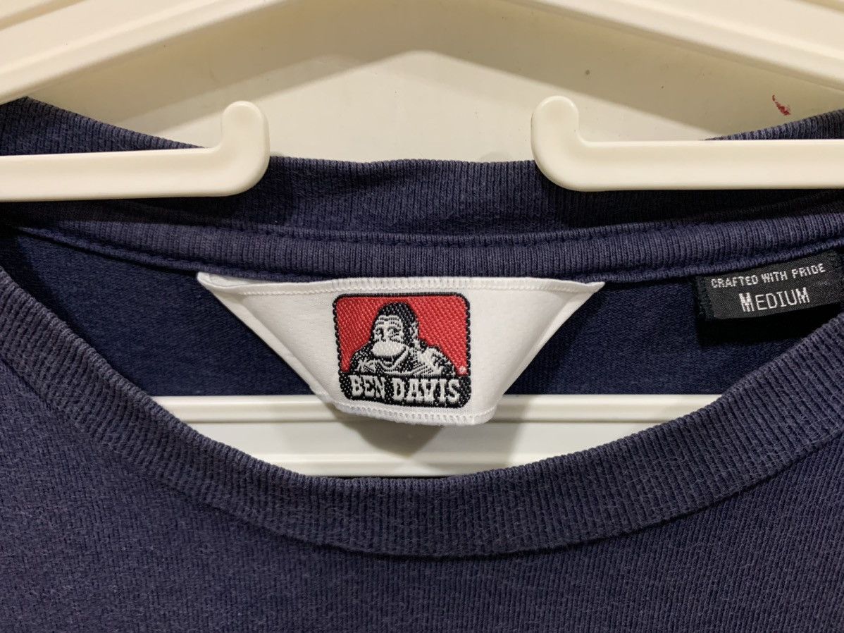 Ben Davis BEN DAVIS CREWNECK BLUE TSHIRT // BIG LOGO BEN DAVIS// Size US M / EU 48-50 / 2 - 8 Thumbnail