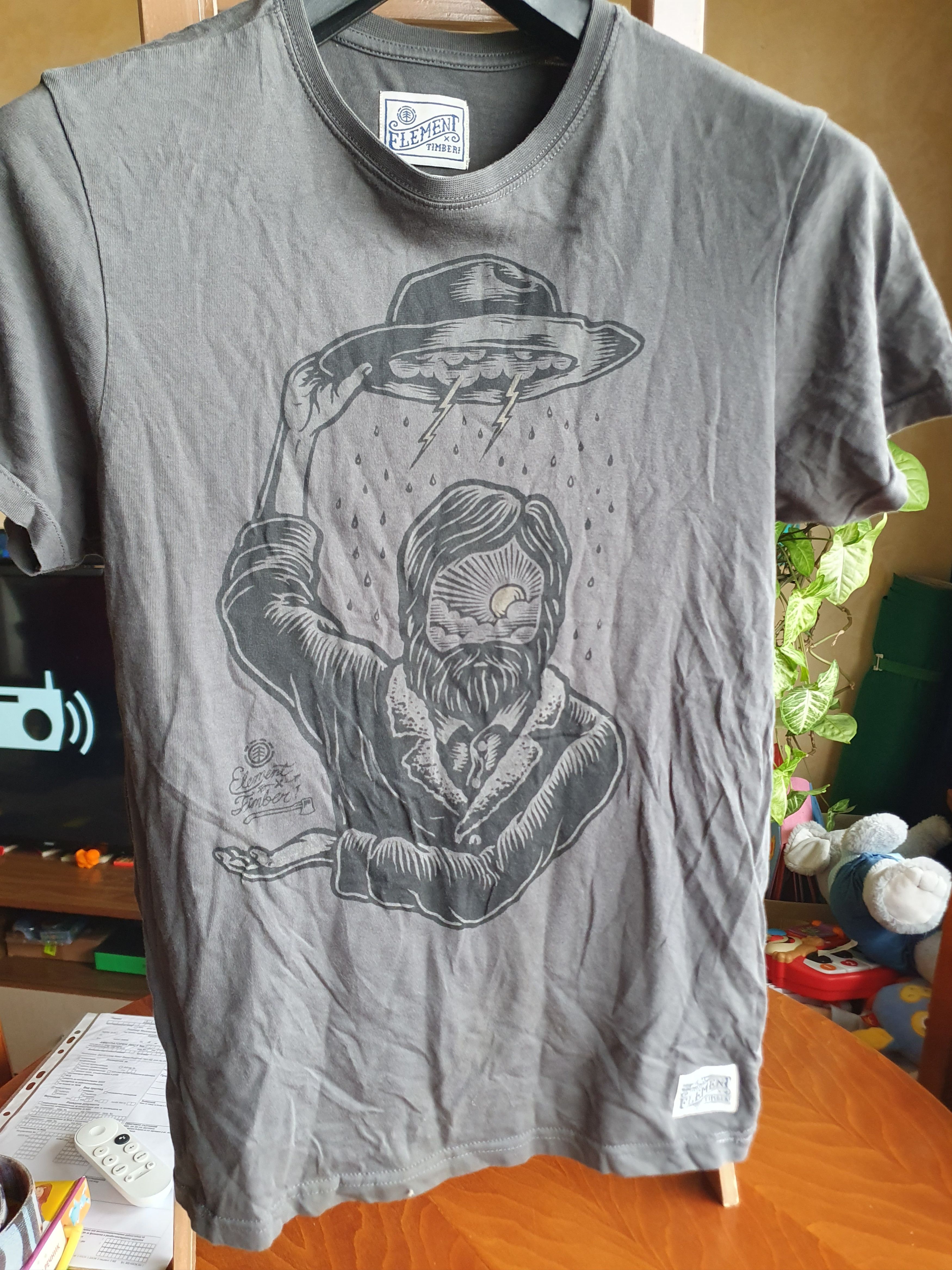 Element Element Skateboards X Timber Weatherman Skate T-Shirt Size US S / EU 44-46 / 1 - 1 Thumbnail