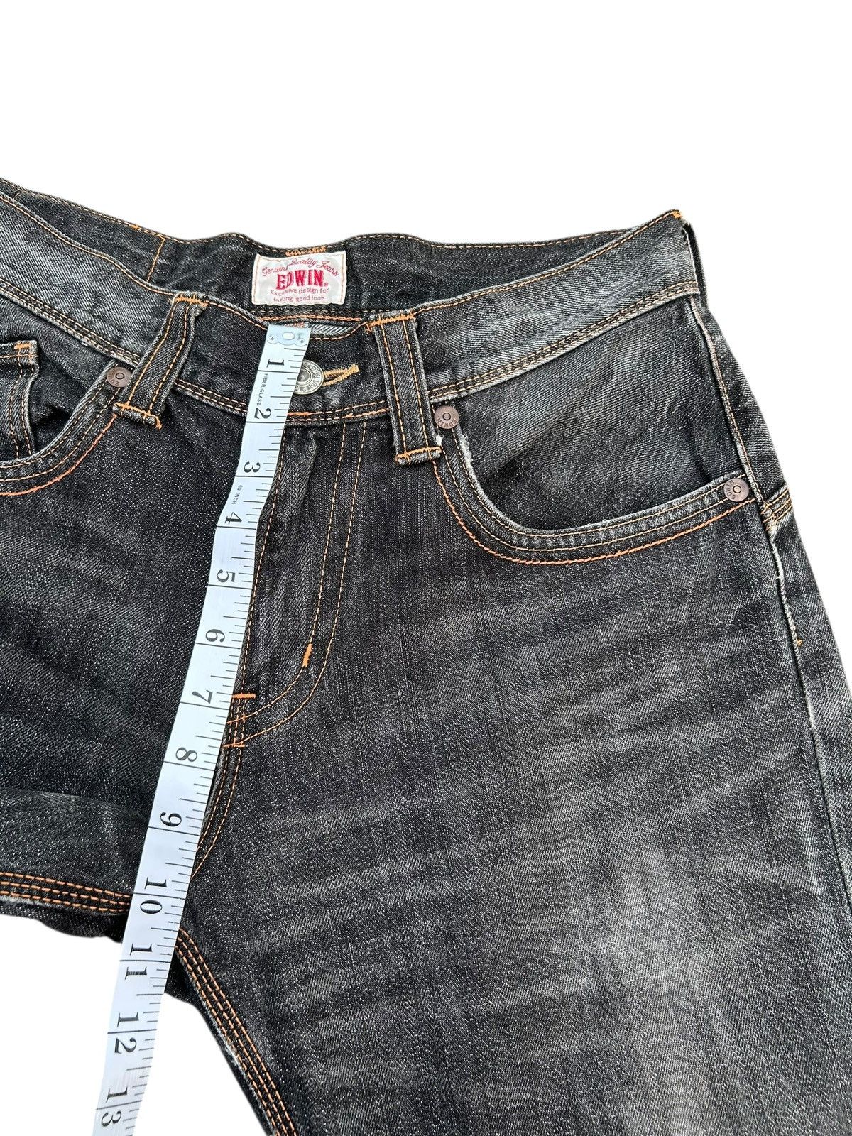 Kapital Flare Vintage Edwin Buckle Back Distressed Denim Jeans Size US 31 - 16 Thumbnail