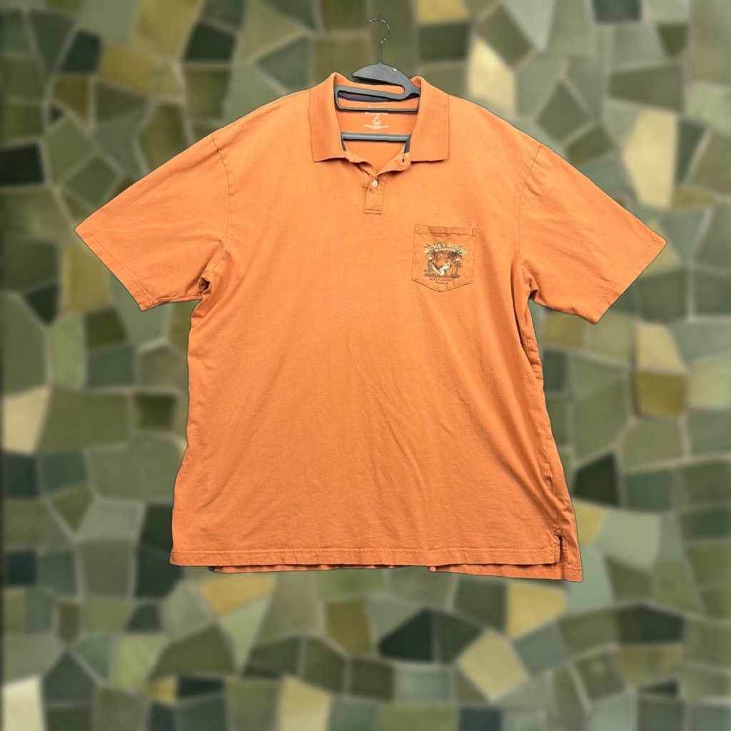 Disney VINTAGE Disney Walt Disney World Polo Shirt Mens 2XL Orange Mickey Mouse Paradise Size US XXL / EU 58 / 5 - 1 Thumbnail
