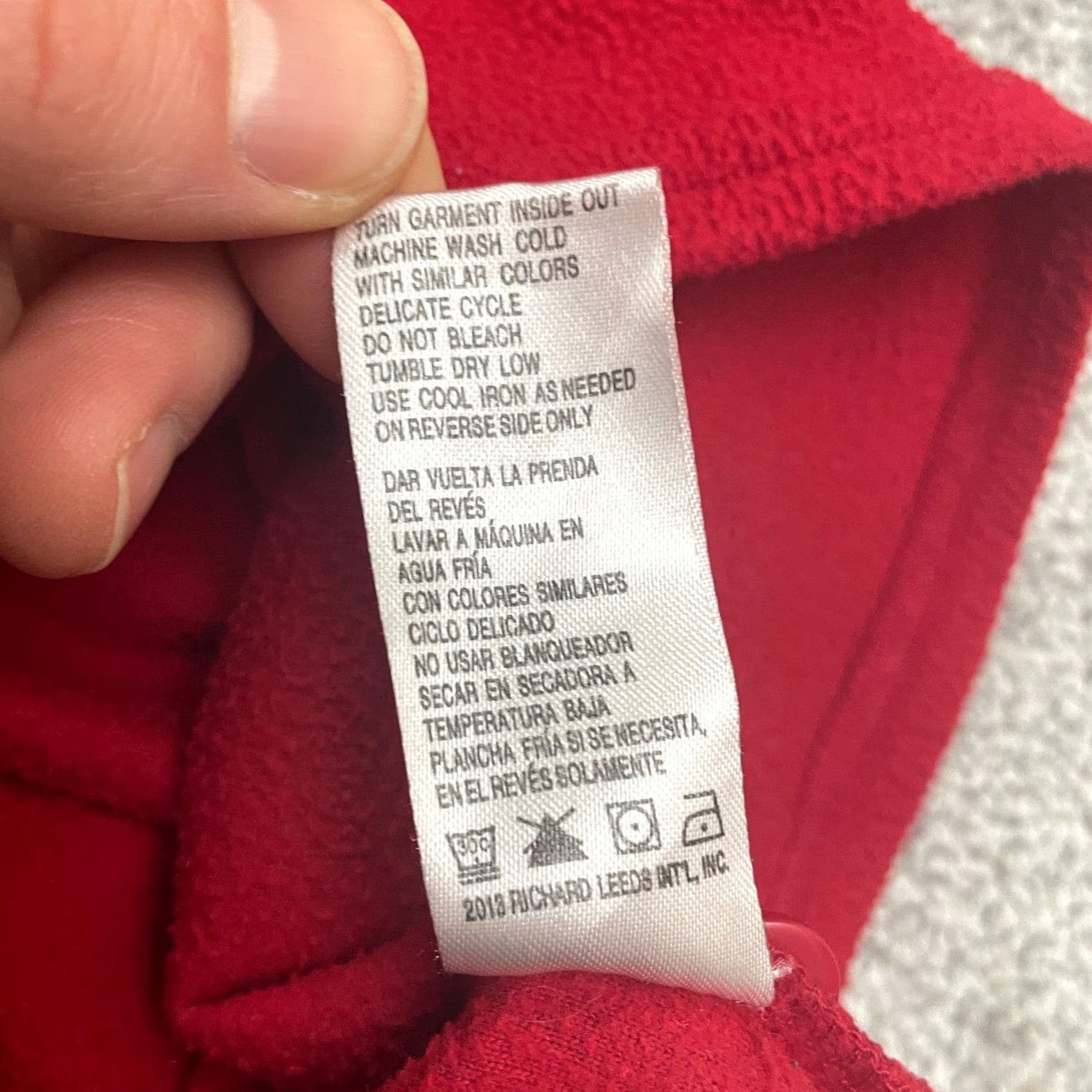 Disney Disney Mickey Mouse Sleepwear Shirt Womens XL Red Henley Long Sleeve Pajama Top Size XL / US 12-14 / IT 48-50 - 7 Thumbnail