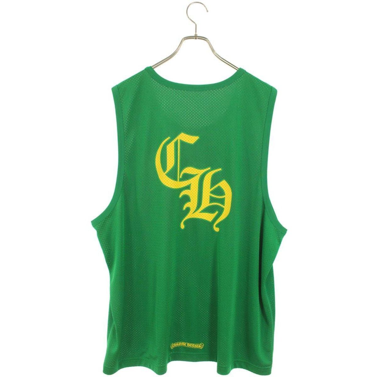 トップス chrome hearts CH plus backlogo tanktop Chrome Hearts - Black Vertical Logo Tank Top – eluXive