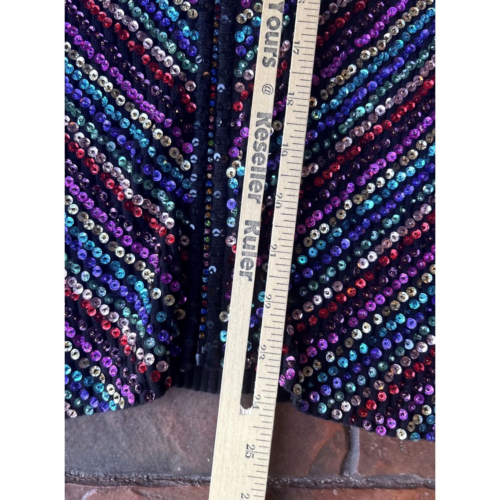 Vintage VINTAGE Berek Sequin Beaded Jewel Zip Up Sweater Jacket Women’s Large Size L / US 10 / IT 46 - 5 Thumbnail