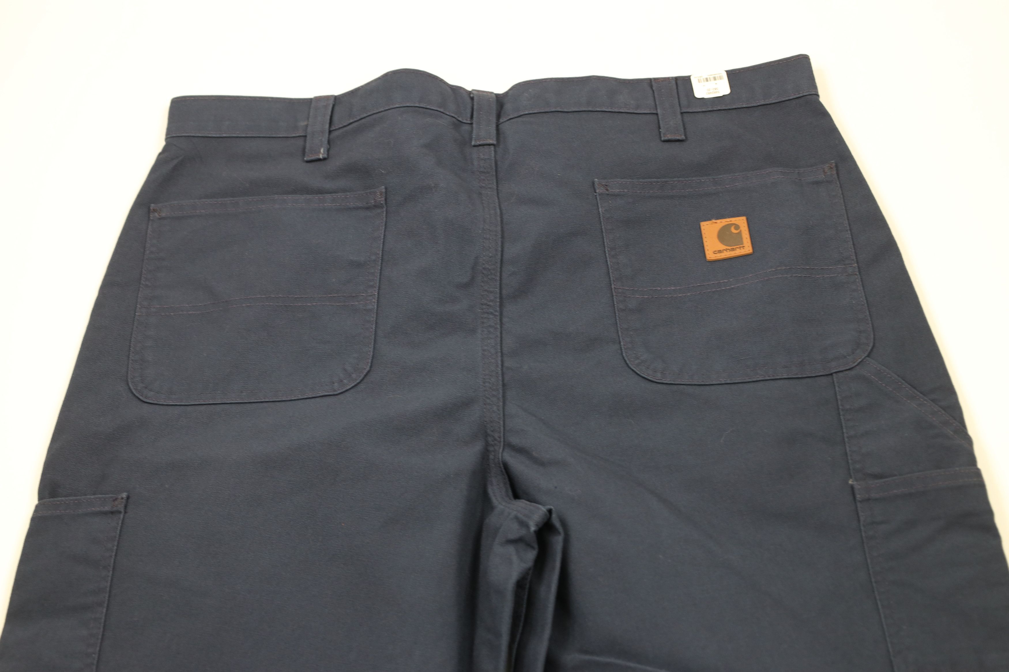Carhartt × Vintage Deadstock Vintage Y2K Carhartt Wide Leg Dungaree Pants Blue Size US 38 / EU 54 - 8 Thumbnail