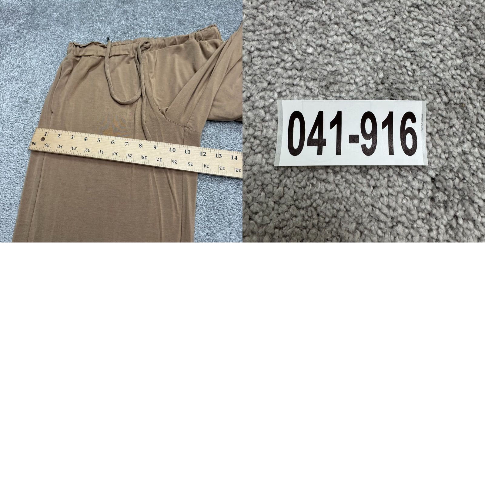 Vintage Knix Lounge Pants Womens Small Camel Brown Modal Elastic Waist Wide Leg Casual Size 28" / US 6 / IT 42 - 9 Thumbnail