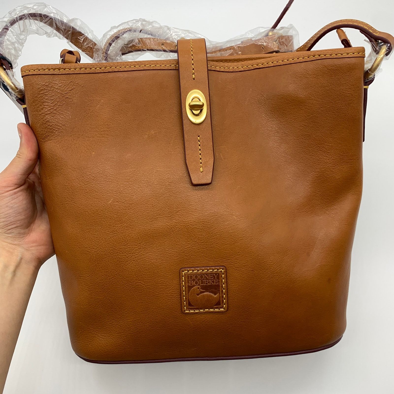 Dooney Bourke Dooney & Bourke Florentine Crossbody Bucket Bag Brown, Women's