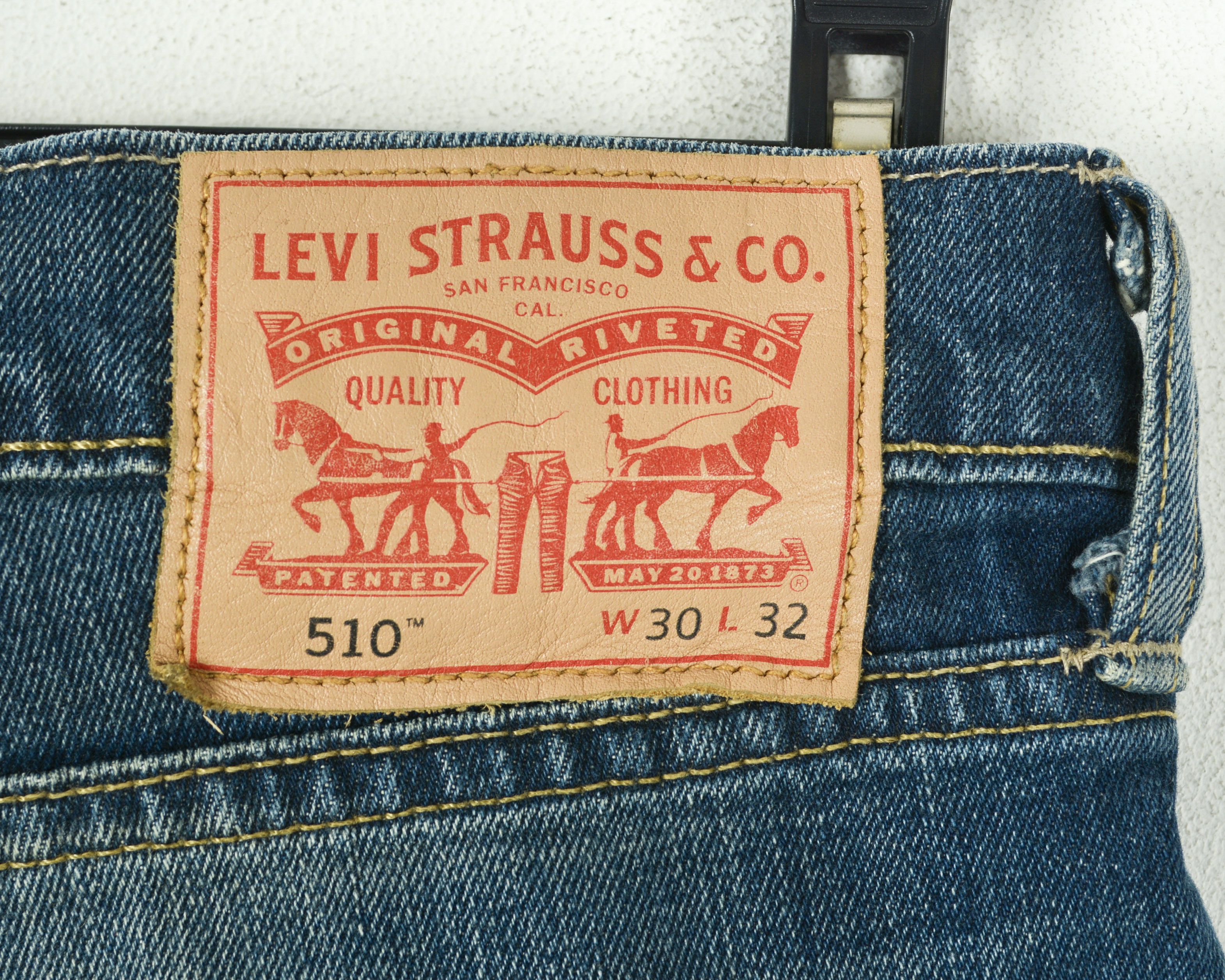 Levi's 510 W30 L32 Slim Fit Skinny Leg Jeans Denim Pants Trousers Size US 30 / EU 46 - 5 Thumbnail
