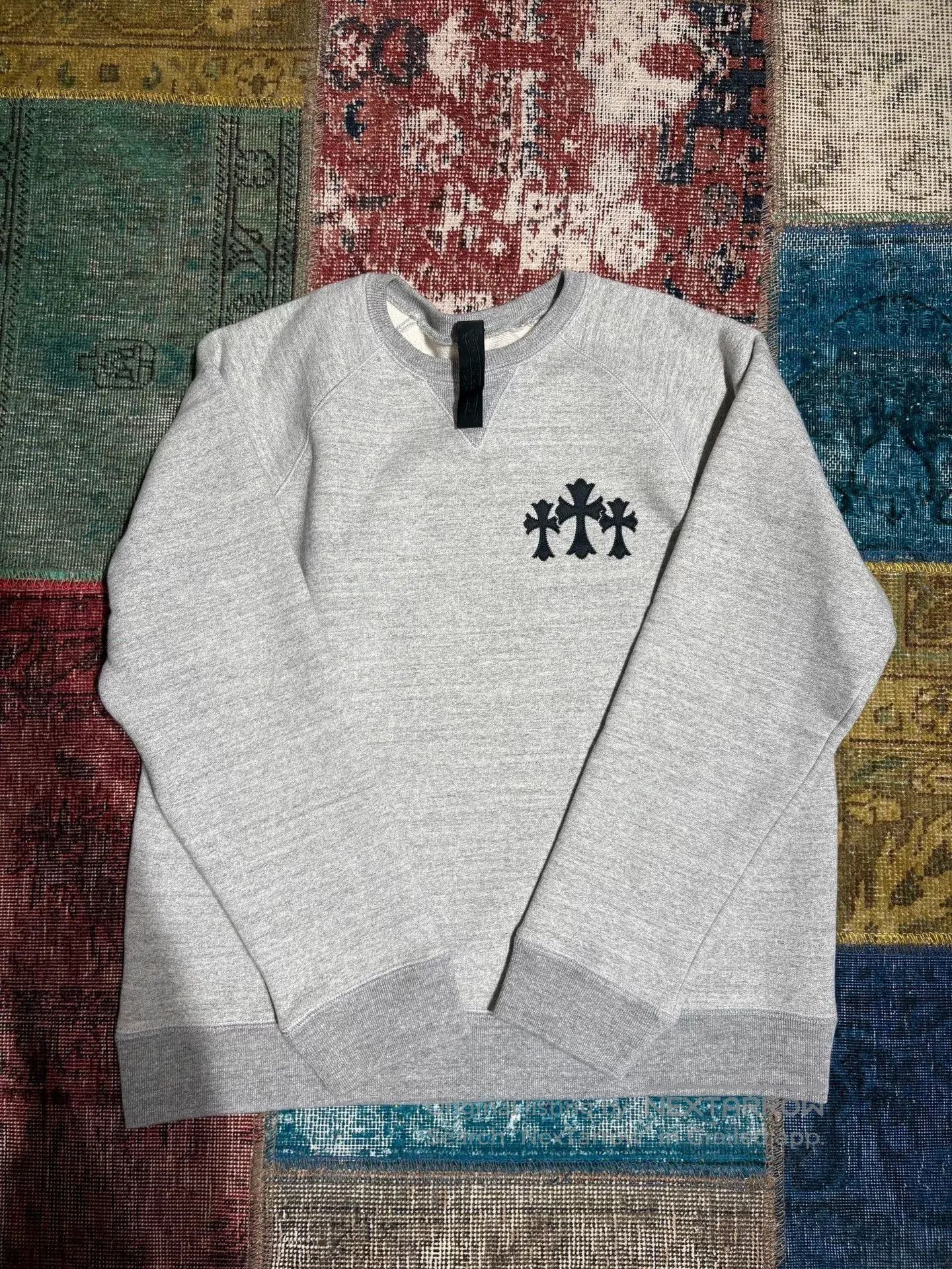 Chrome Hearts Chrome Hearts Canvas Crewneck Sweatshirt. Size US XL / EU 56 / 4 - 1 Thumbnail