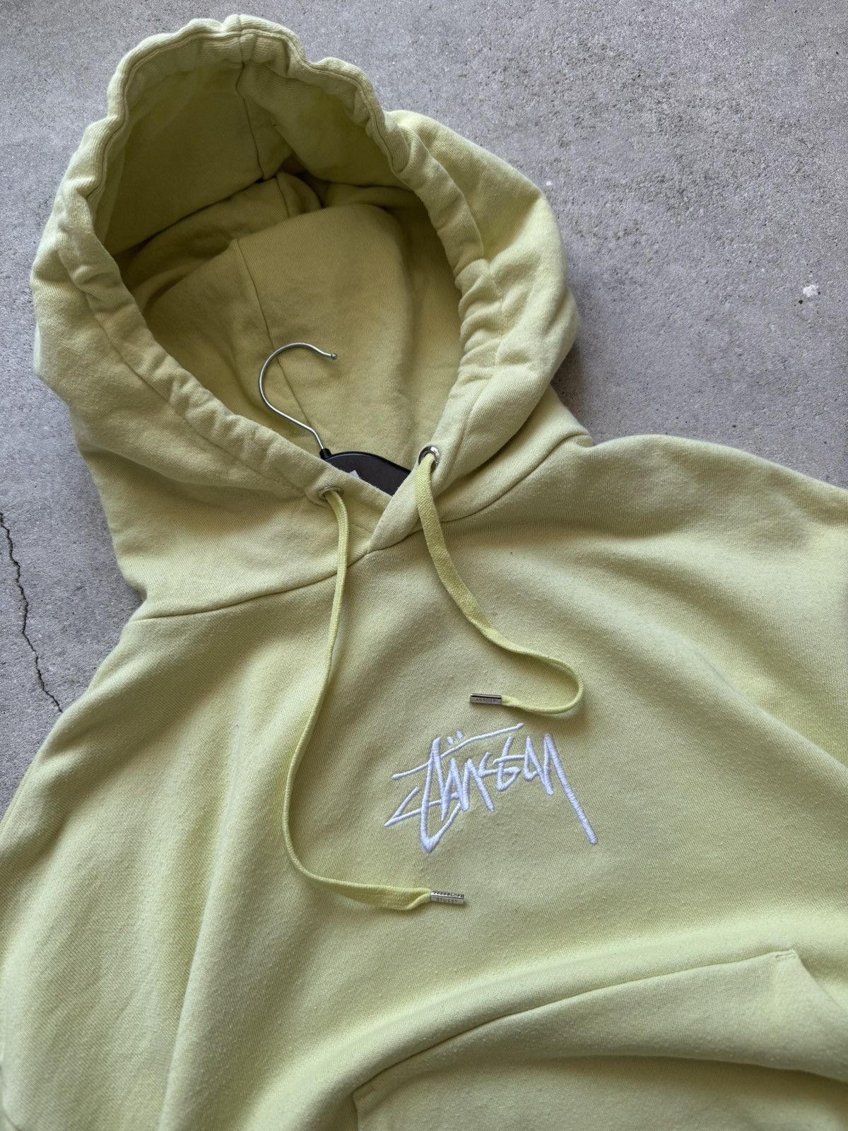 Stussy × Vintage Vintage Stussy Hoodie Yellow Size M / US 6-8 / IT 42-44 - 7 Thumbnail