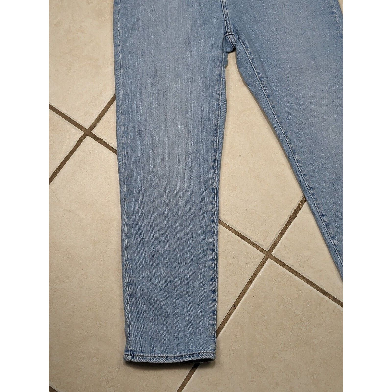 Levi's Levi's Pants Womens 31 Blue 724 High Rise Straight Crop Size 31" - 3 Thumbnail
