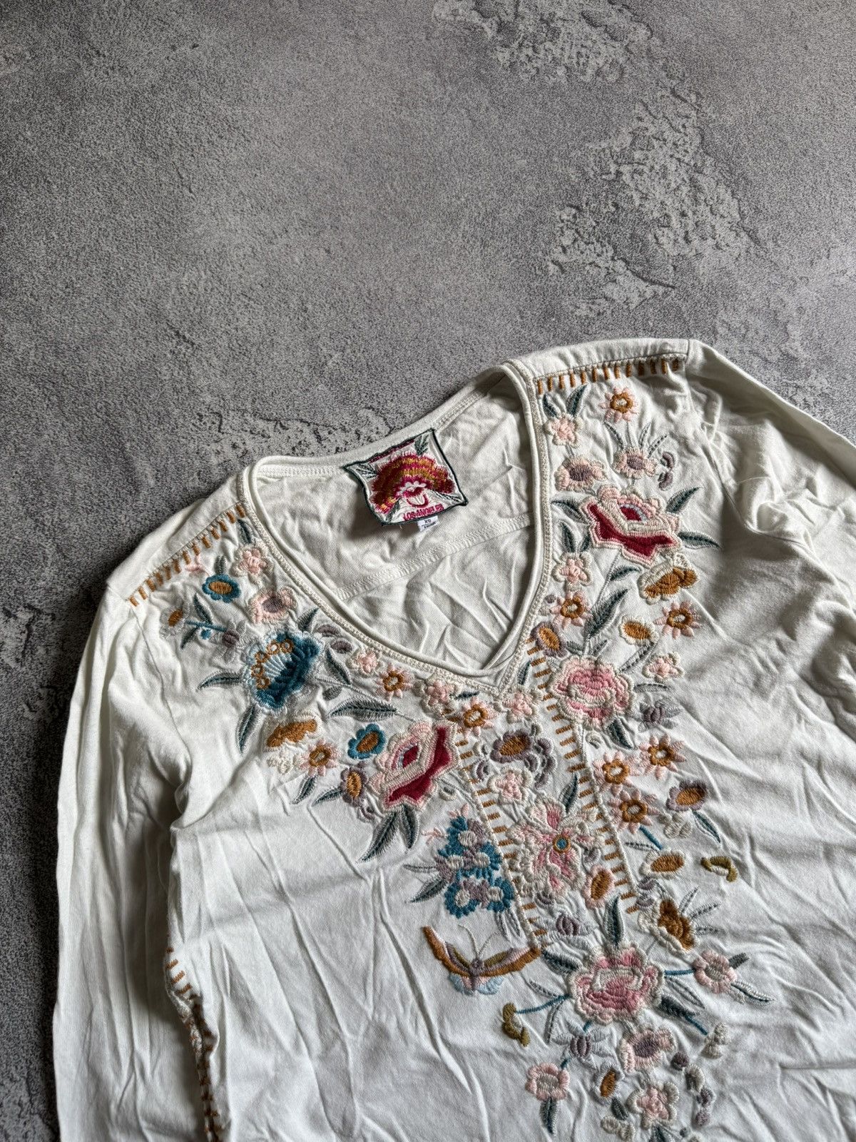 Johnny Was Johnny Was XS knitwear flowers shirt blouse pullover jumper Size XS / US 0-2 / IT 36-38 - 2 Thumbnail